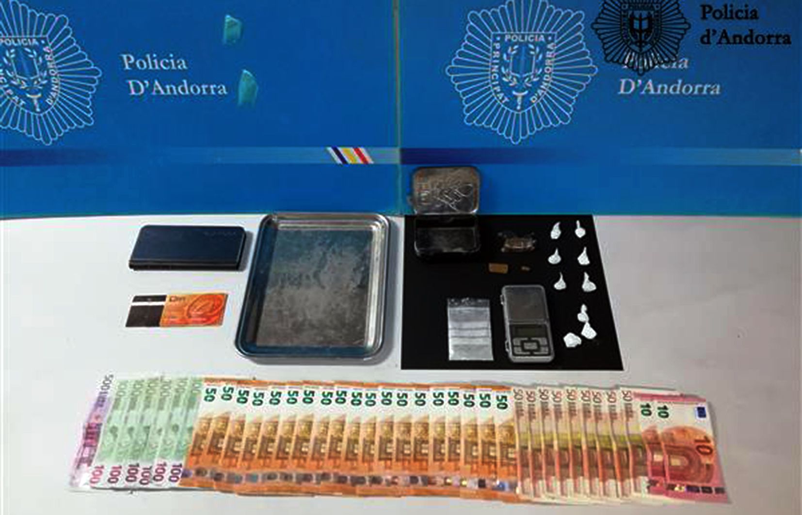 Materials i diners comissats en la denominada operació 'Caloret'.