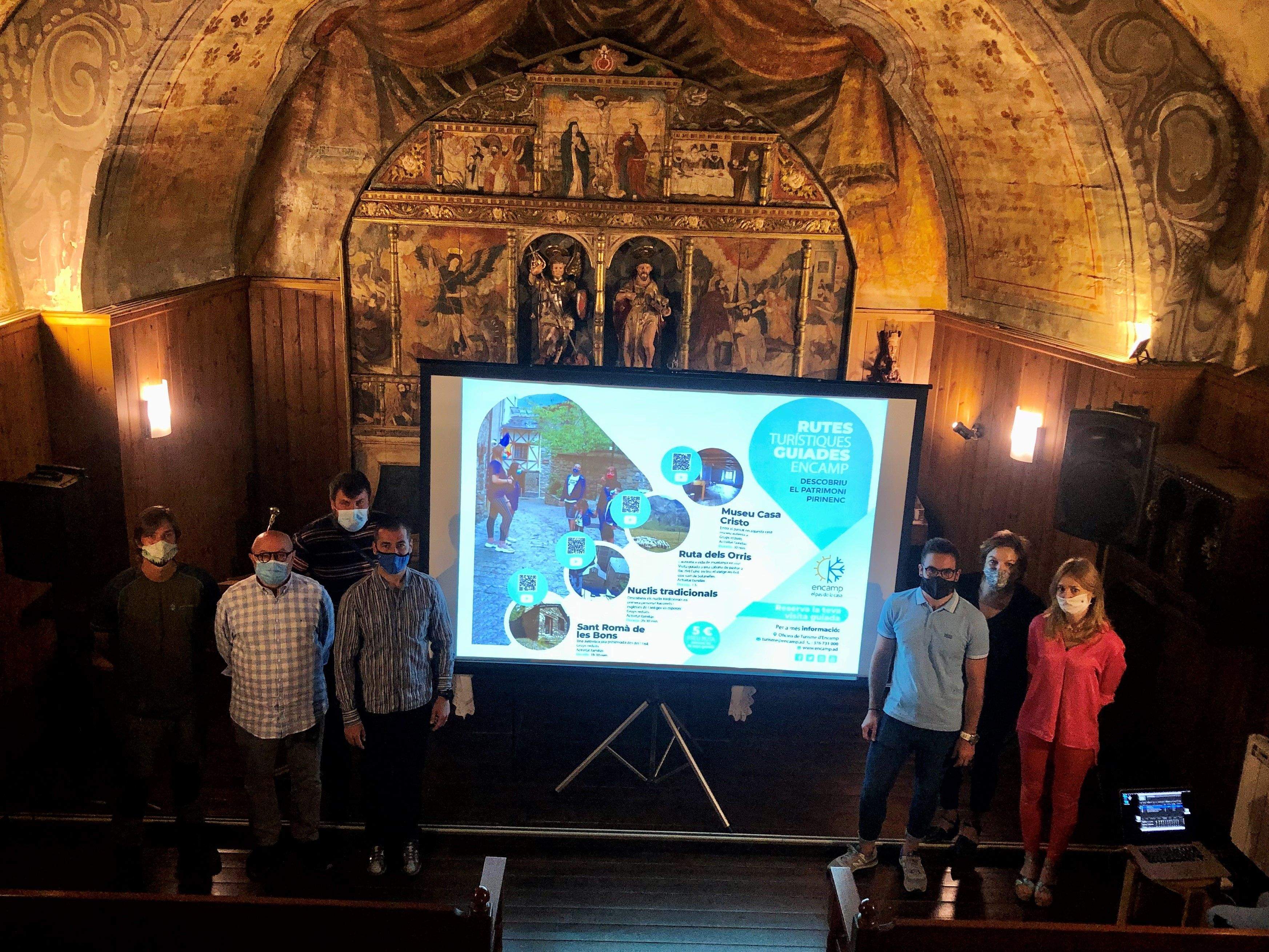 La presentació de les rutes guiades