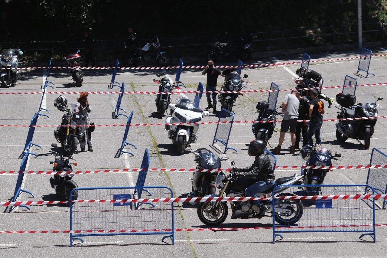 El circuit de seguretat al 'Paddock'