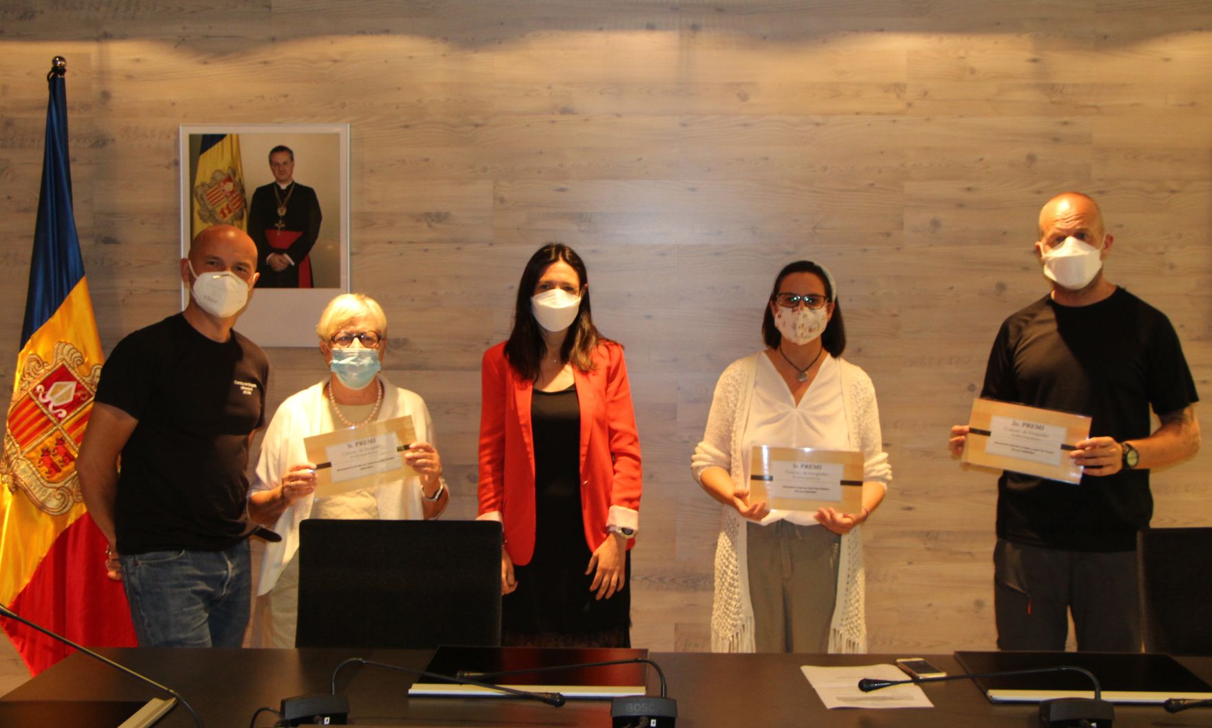 Un instant de l'entrega dels premis.