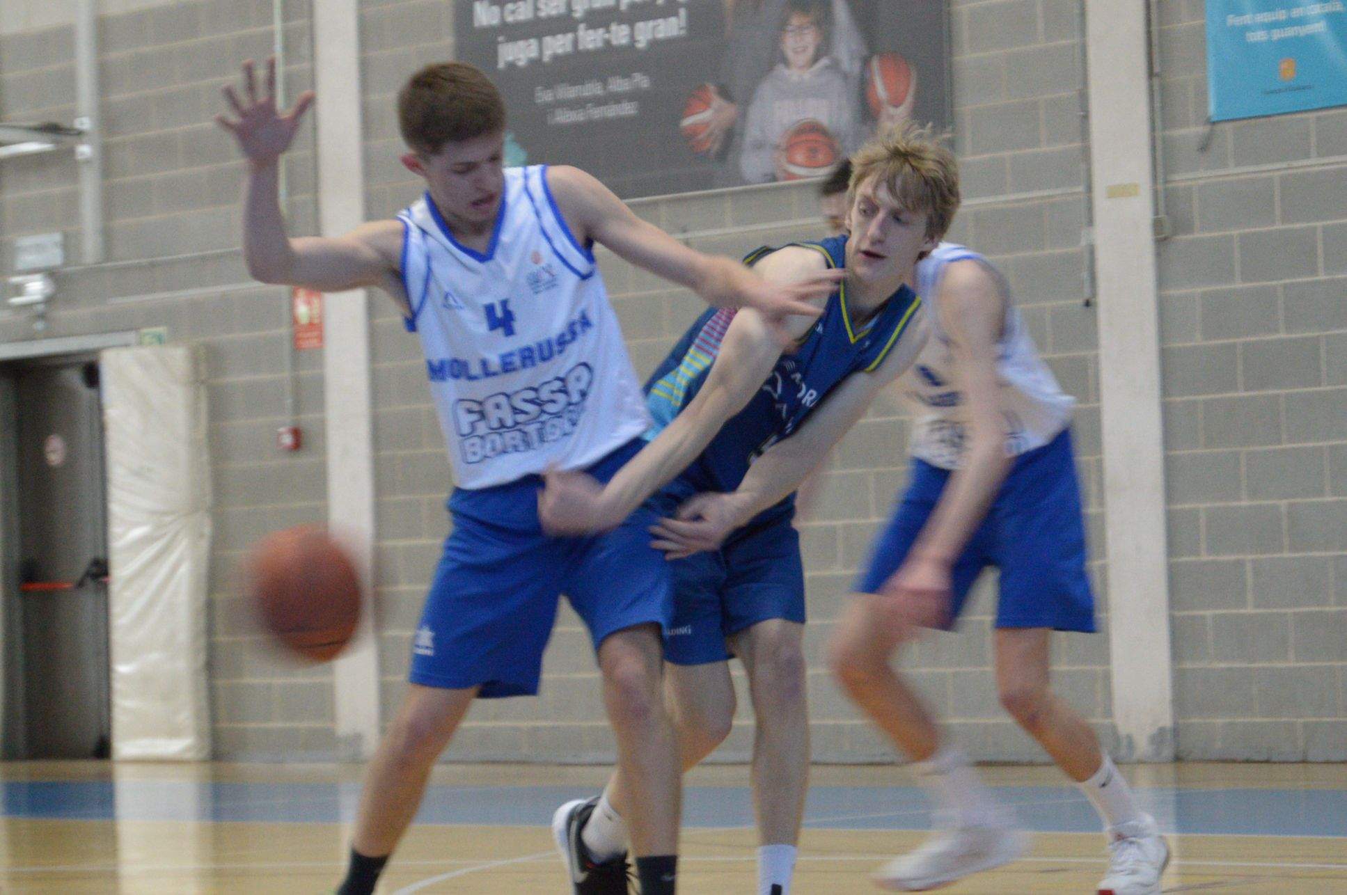 Martí Obiols, durant un partit de la passada temporada.