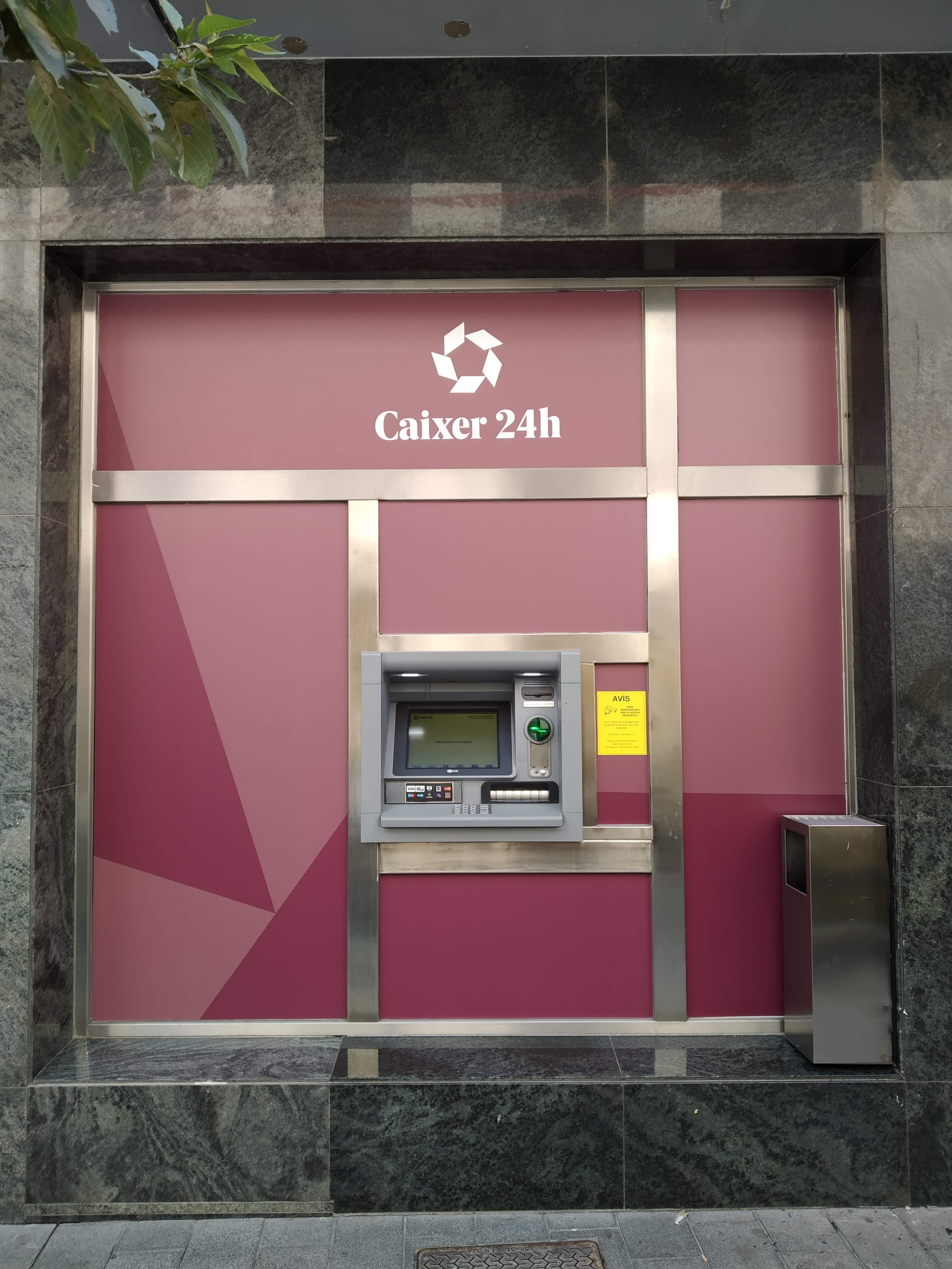 Un caixer automàtic actual.