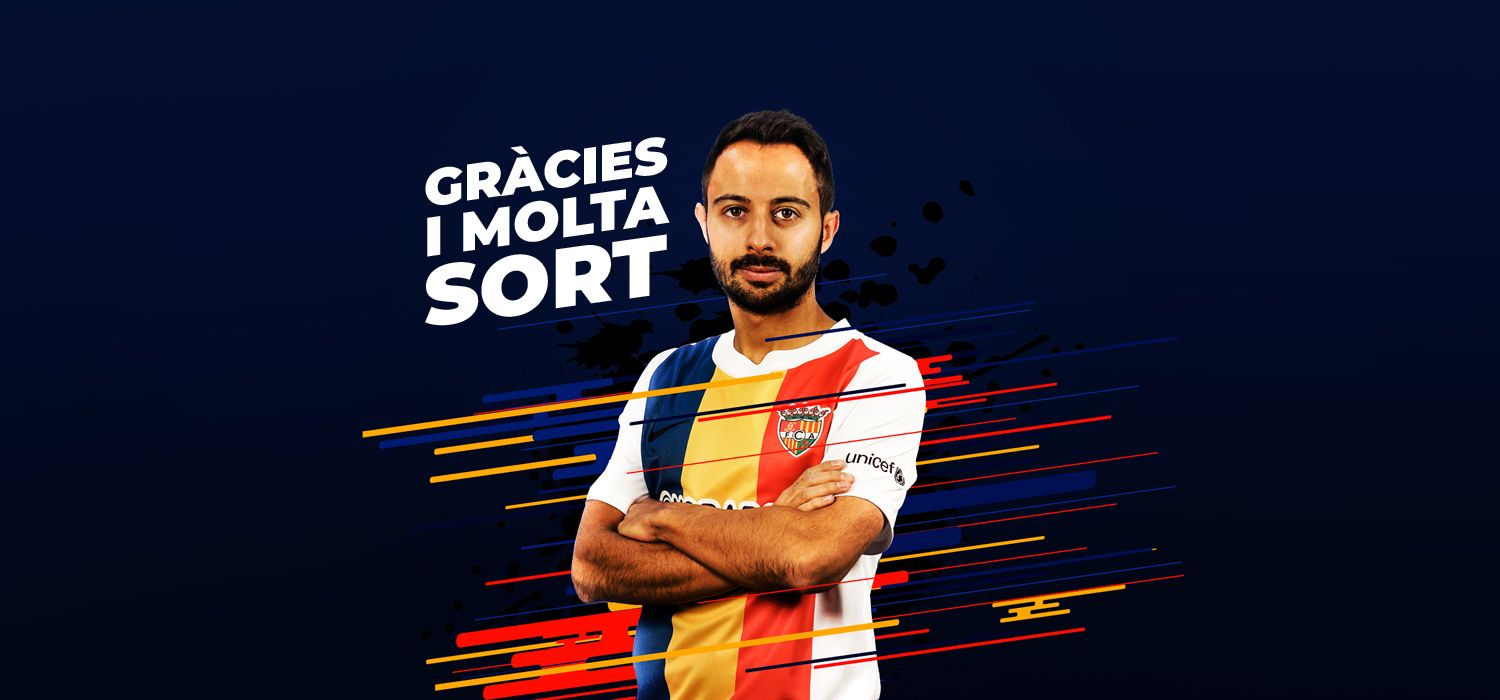 Cartell per despedir Ludovic Clemente