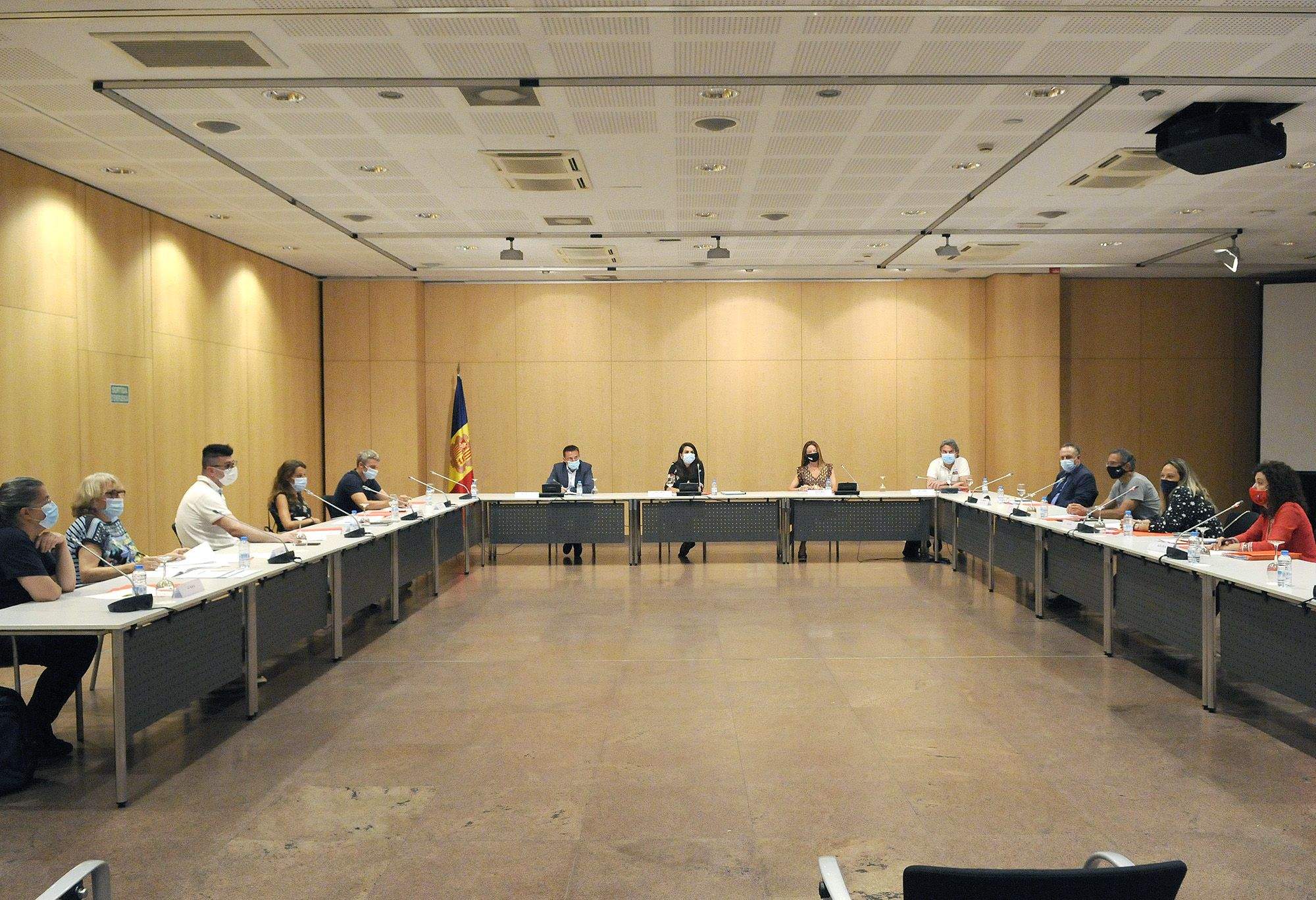 Un moment de la trobada al Centre de Congressos d'Andorra la Vella.