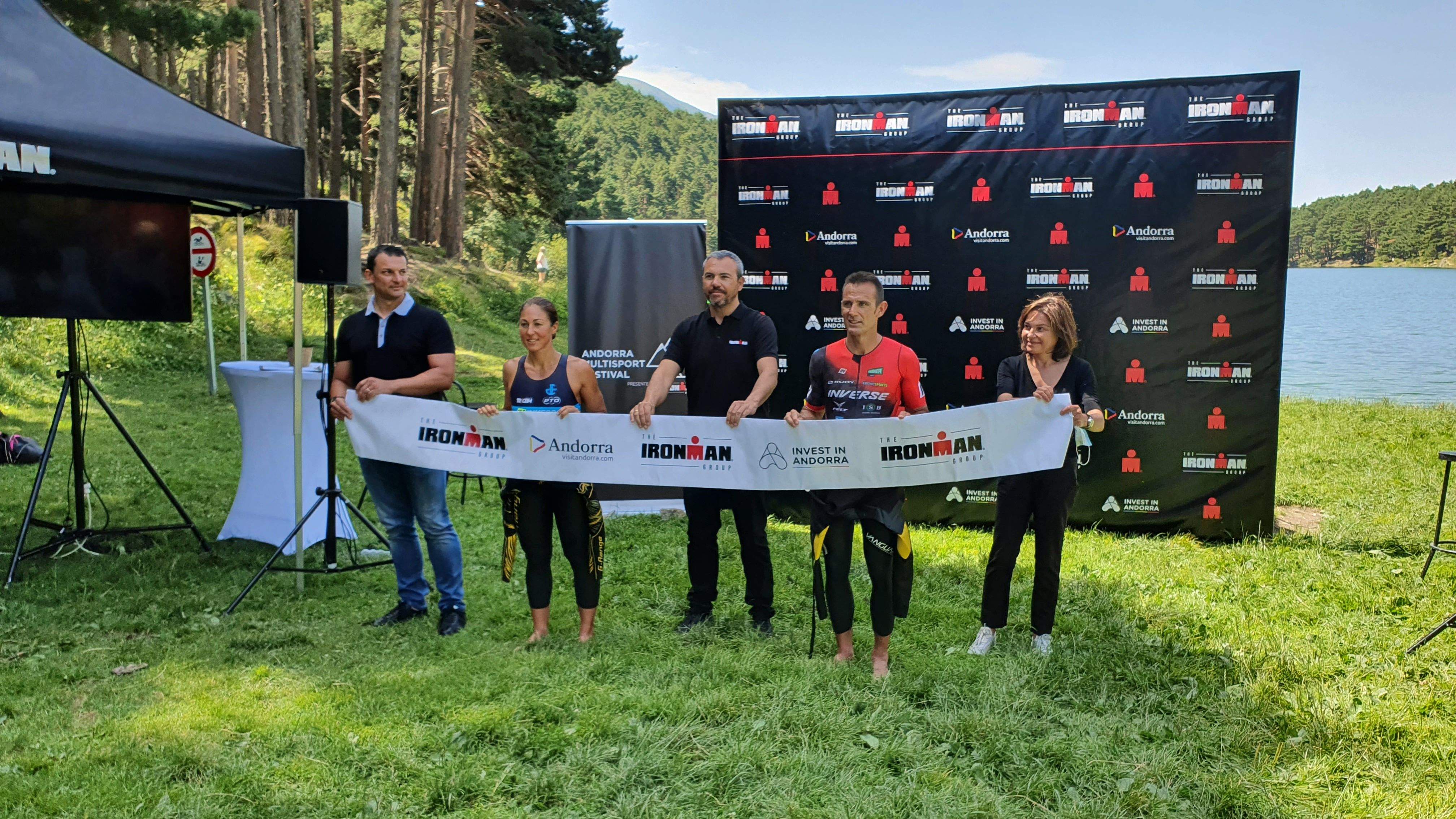 La presentació de l'esdeveniment, aquest matí al Llac d'Engolasters