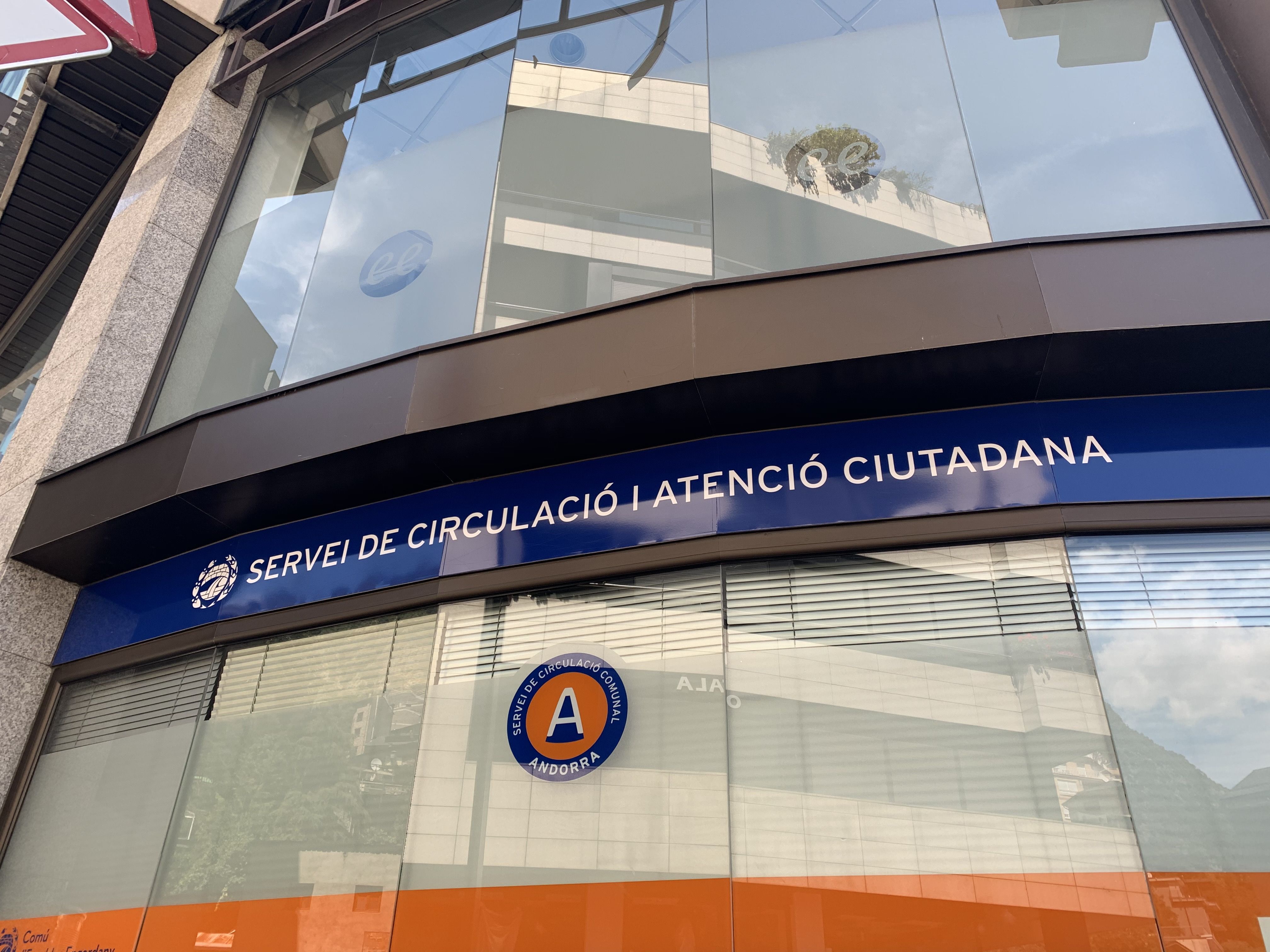 Seu del servei de circulació d'Escaldes.