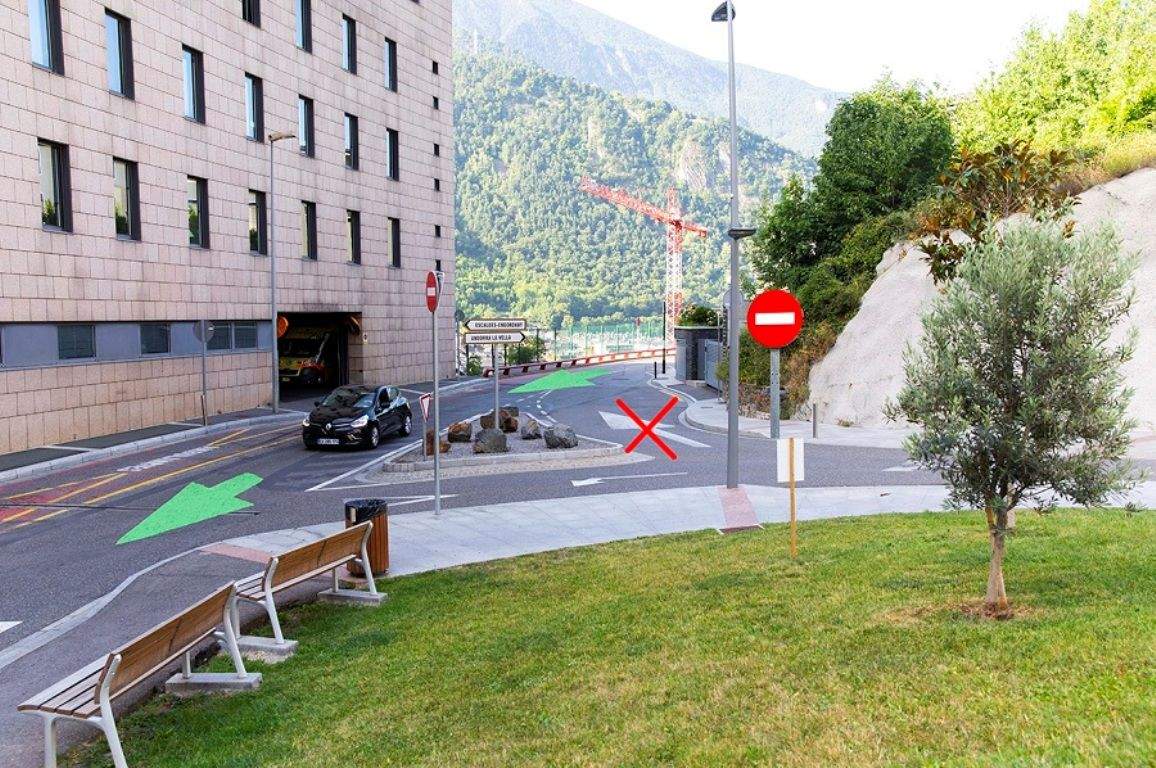 La zona on s'està fent la prova pilot. La zona on s'està fent la prova pilot.