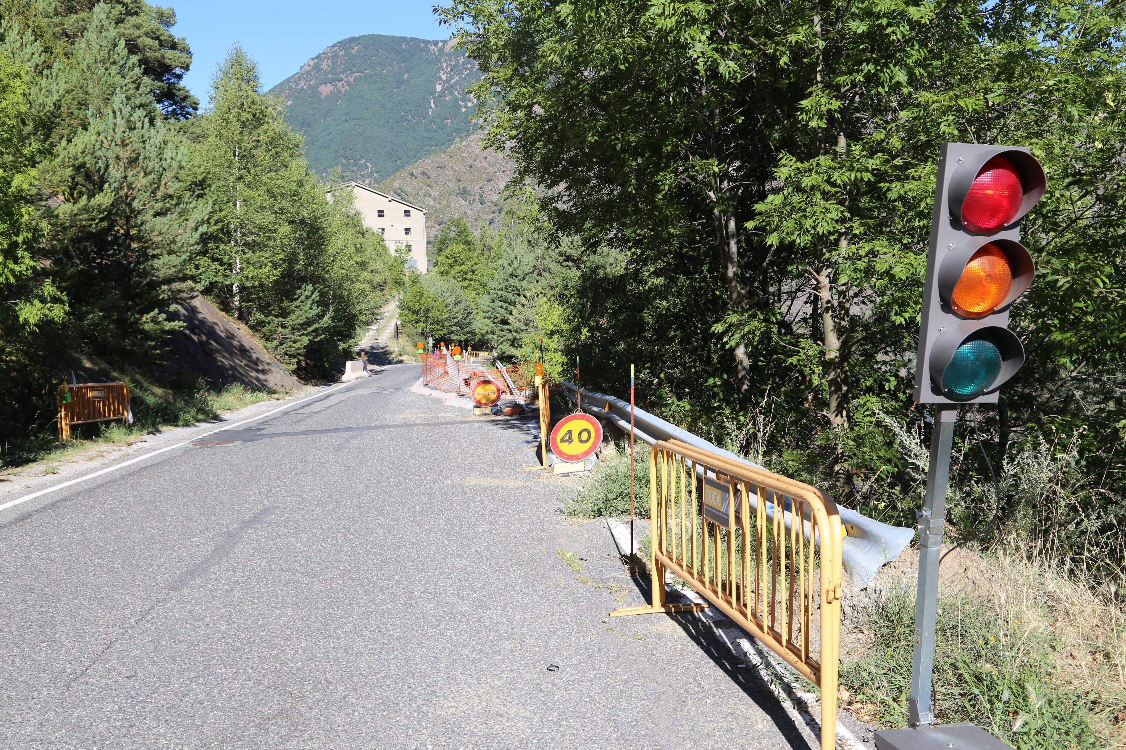 El tram de carretera afectat.