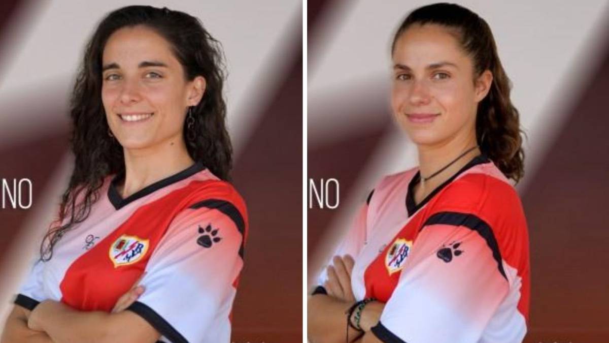 Morató, a la dreta, ha fitxat pel Rayo amb la seva companya al club blaugrana Zaira Flores.