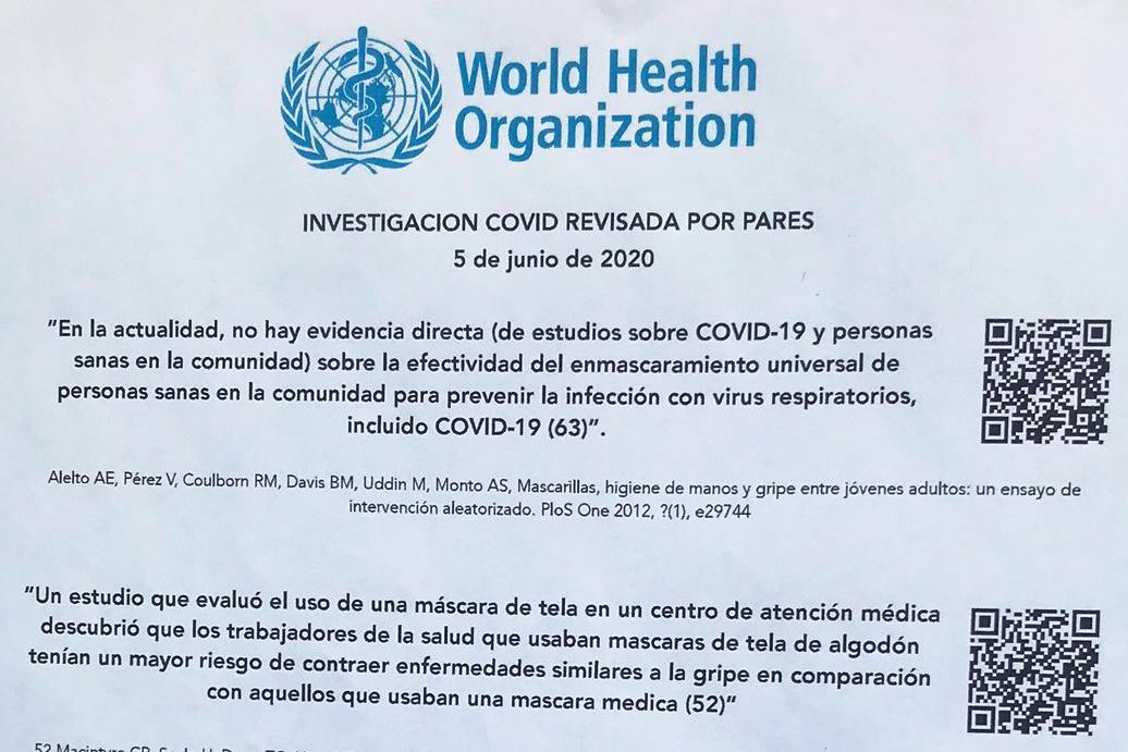 Part del cartell aparegut en algunes parades de clípol.