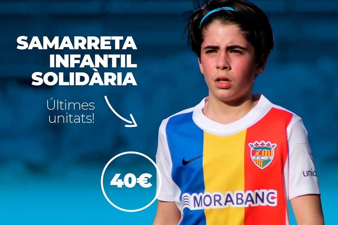 La samarreta solidària de l'FC Andorra