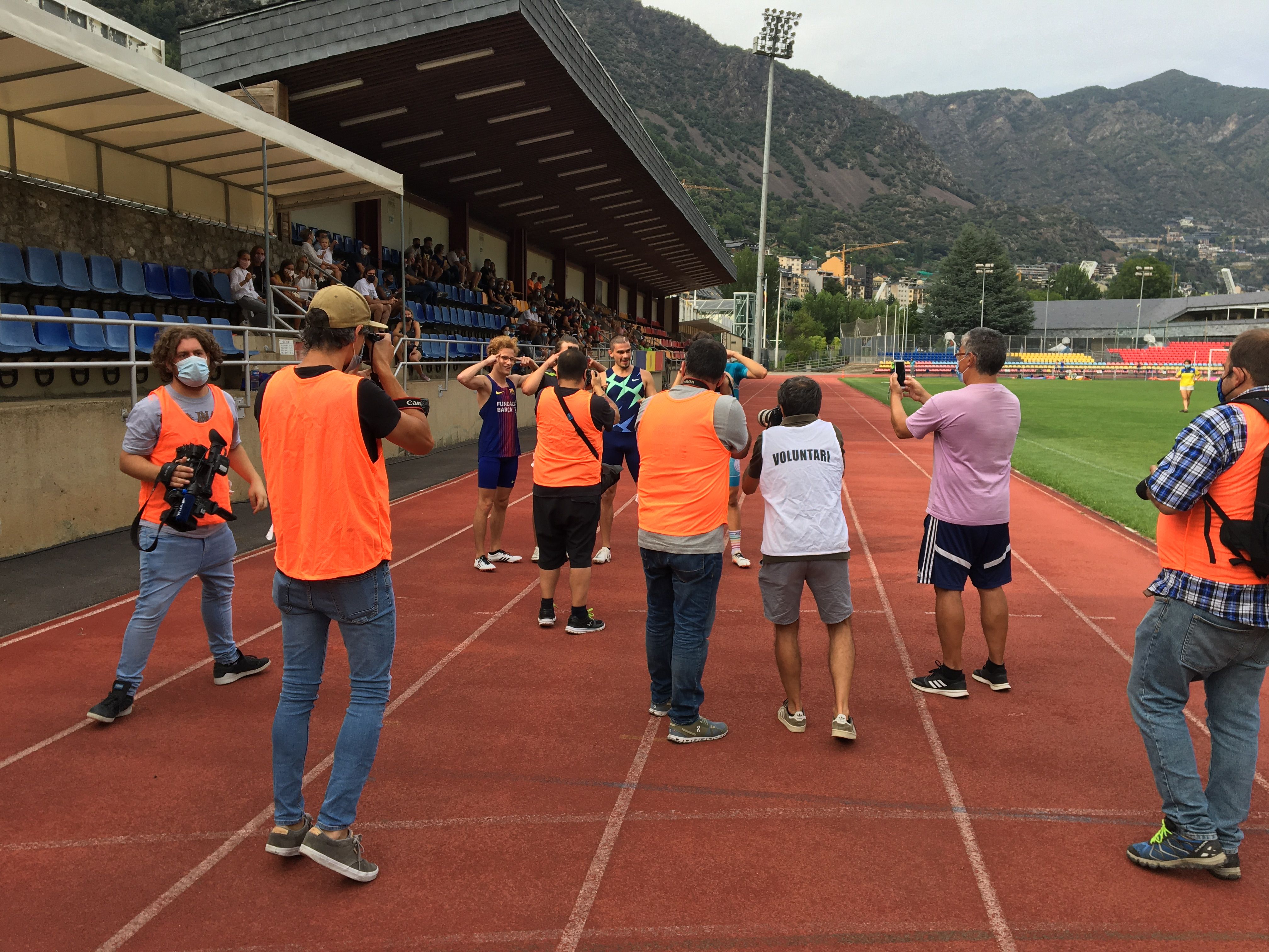 La cursa ha despertat molta expectació mediàtica La cursa ha despertat molta expectació mediàtica