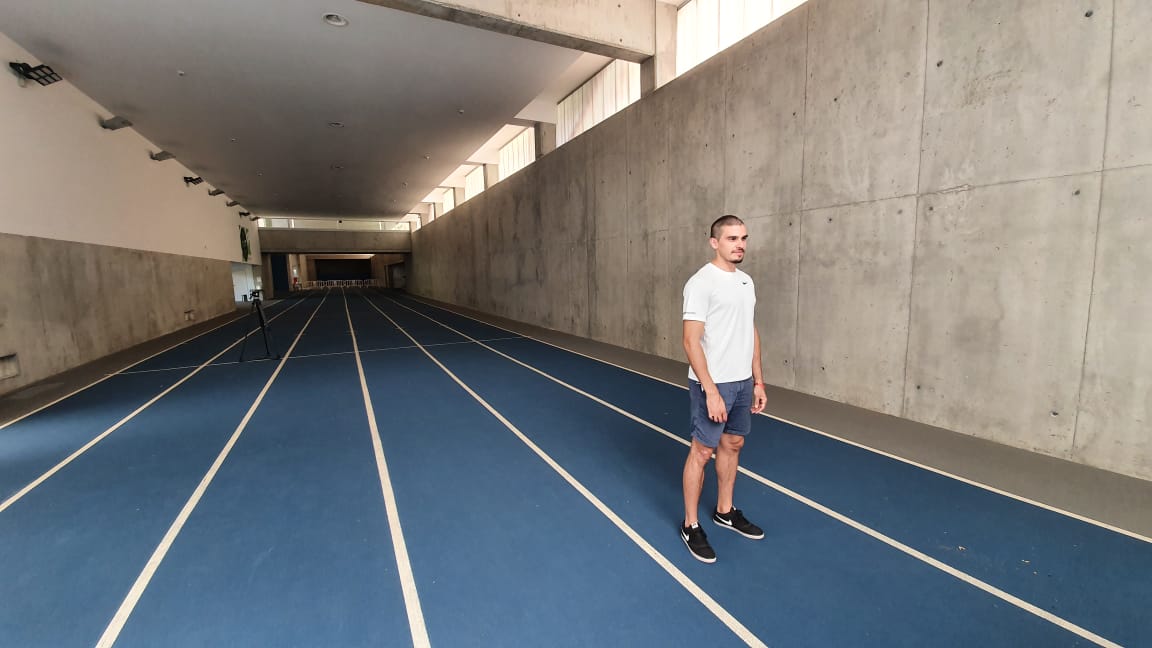 Bruno Hortelano a la pista