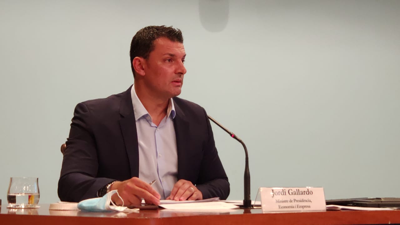 Jordi Gallardo, portaveu del Govern aquest dimecres.