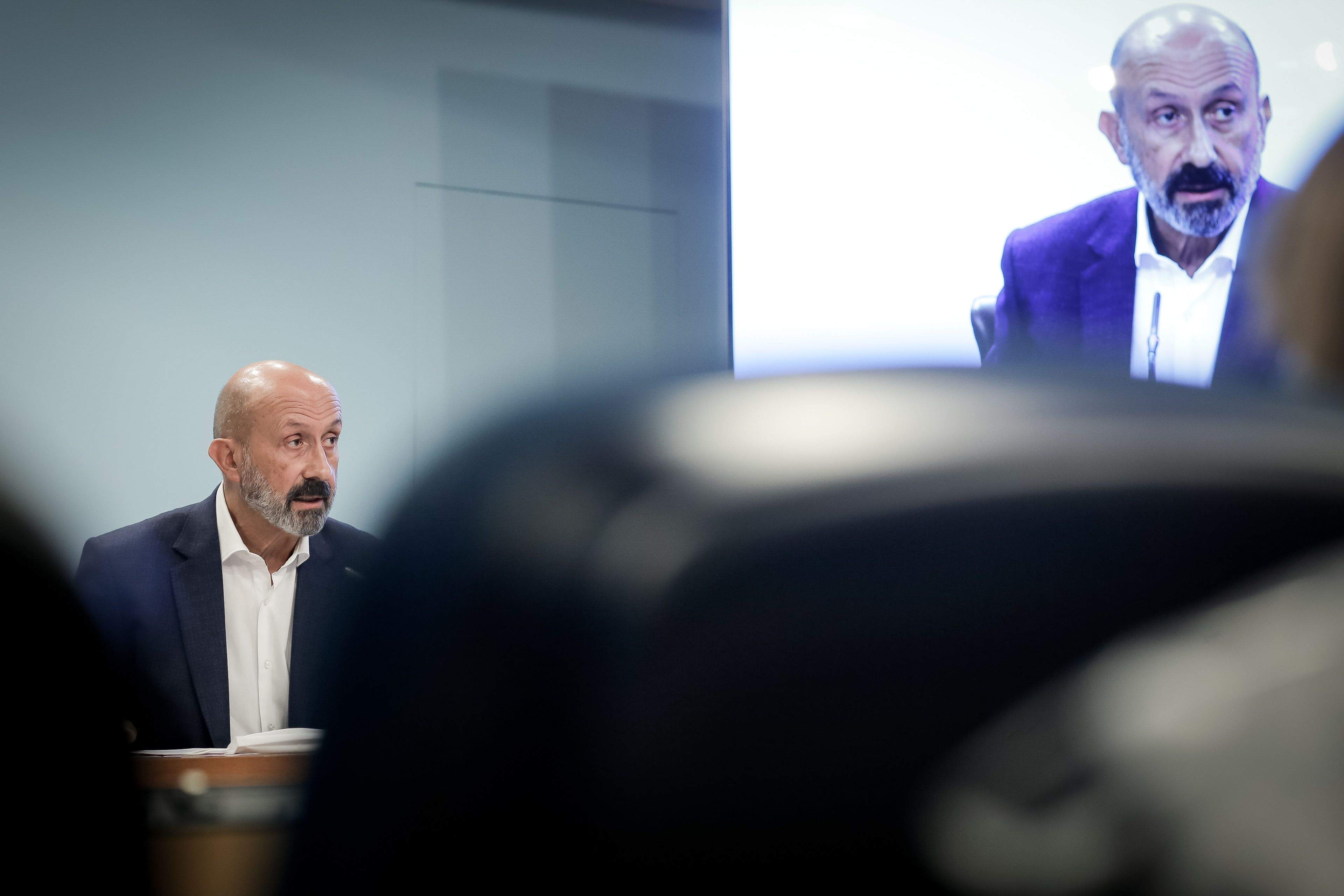 Benazet, durant la roda de premsa.