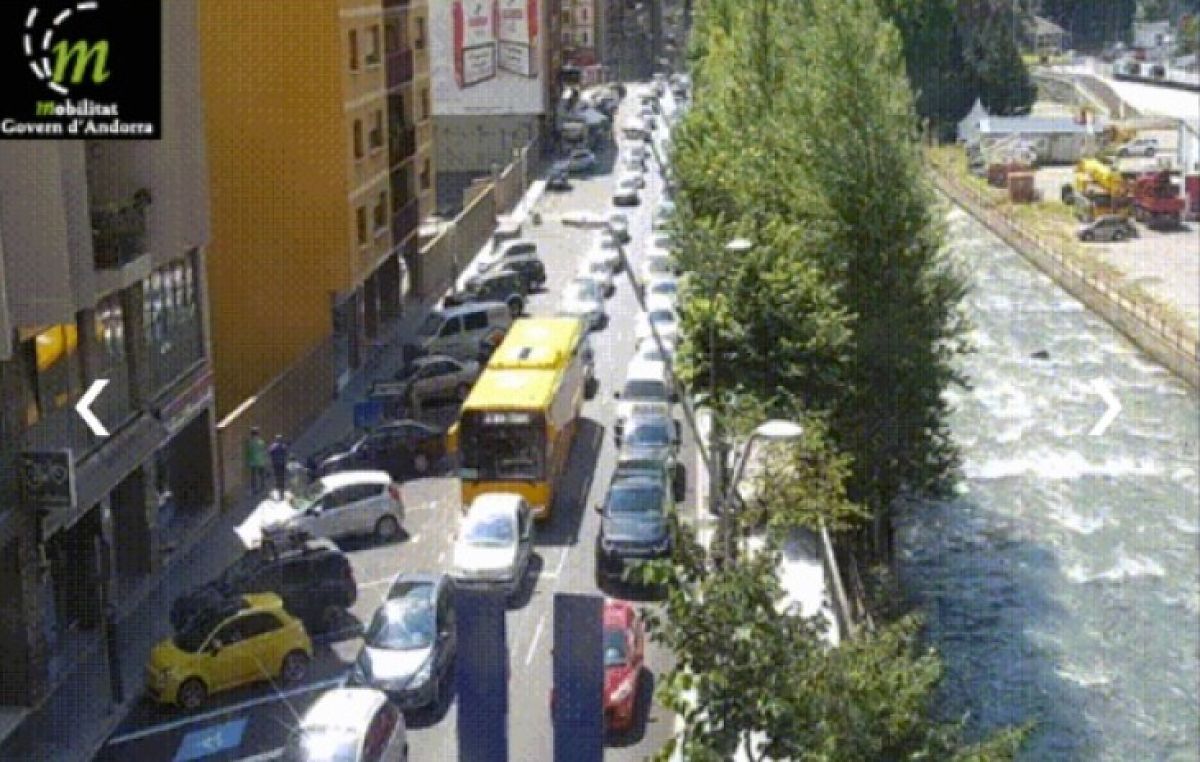 Les cues recollides a través d'una de les càmeres de Mobilitat.