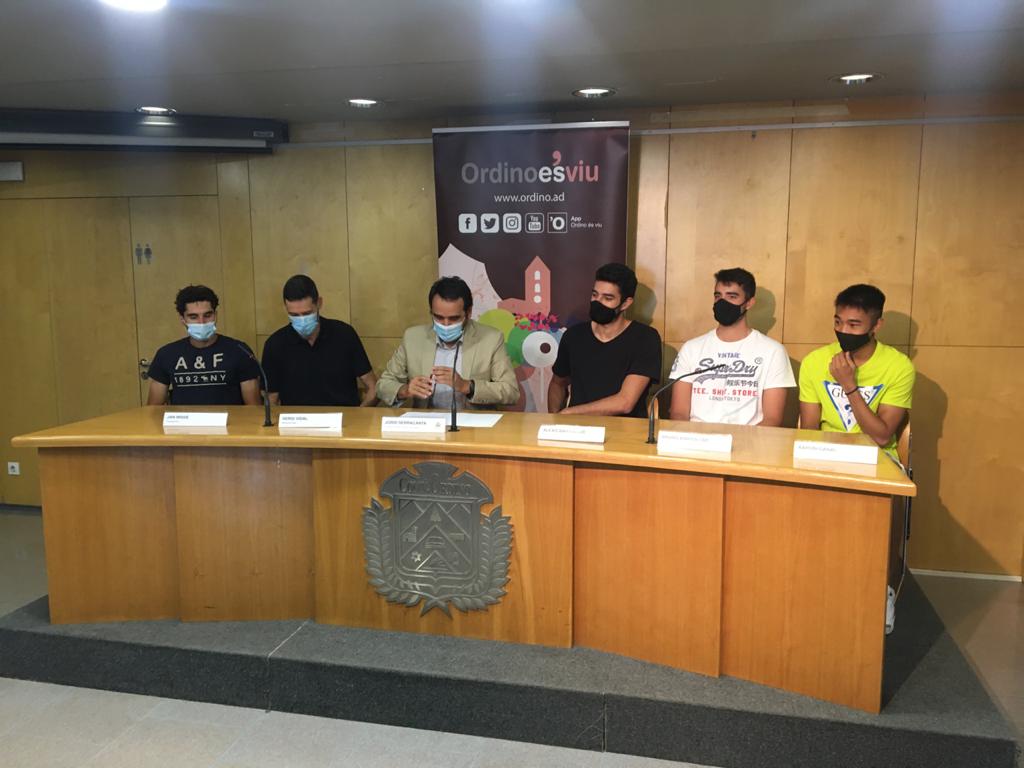 Un moment de la roda de premsa d'aquest dijous.