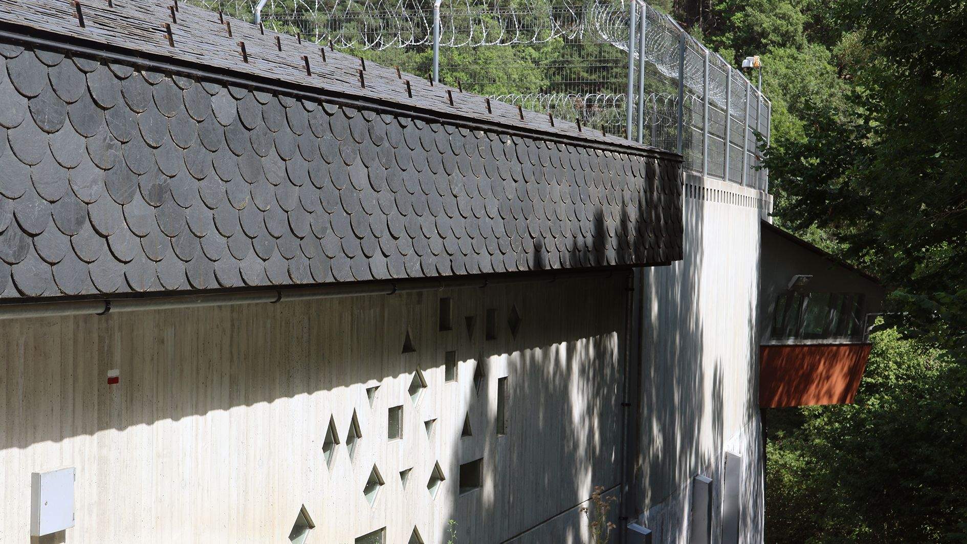 Una vista exterior del centre penitenciari.