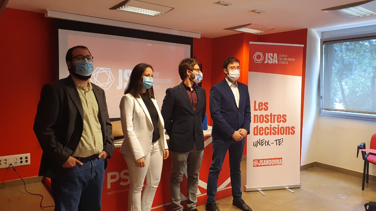 Una imatge de la roda de presentació celebrada al setembre per presentar les iniciatives de JSA