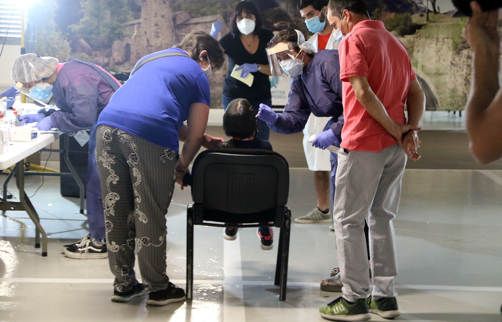 Una de les extraccions de mostres.