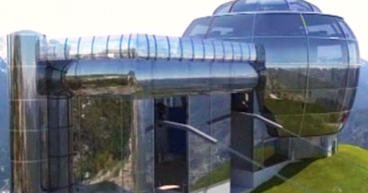 SIMULACIÓ DE COM SERIA EL PUNT D'ARRIBADA DEL TELEFÈRIC DEL CARROI.