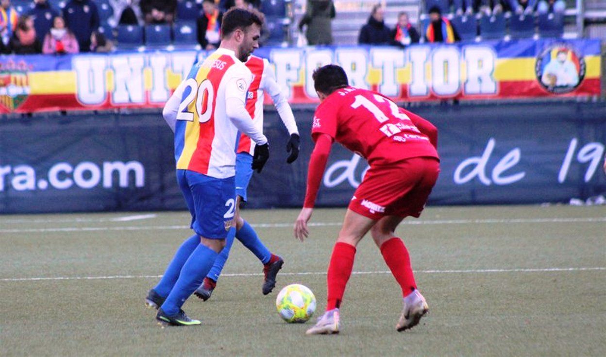 Casadesús, autor del primer gol.