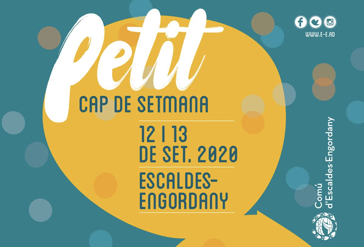 El cartell de la iniciativa 'Petit Cap de Setmana'