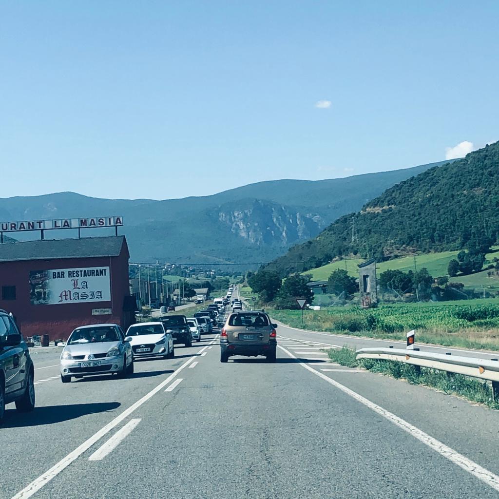 Cues a la 260 entre Adrall i la Seu.