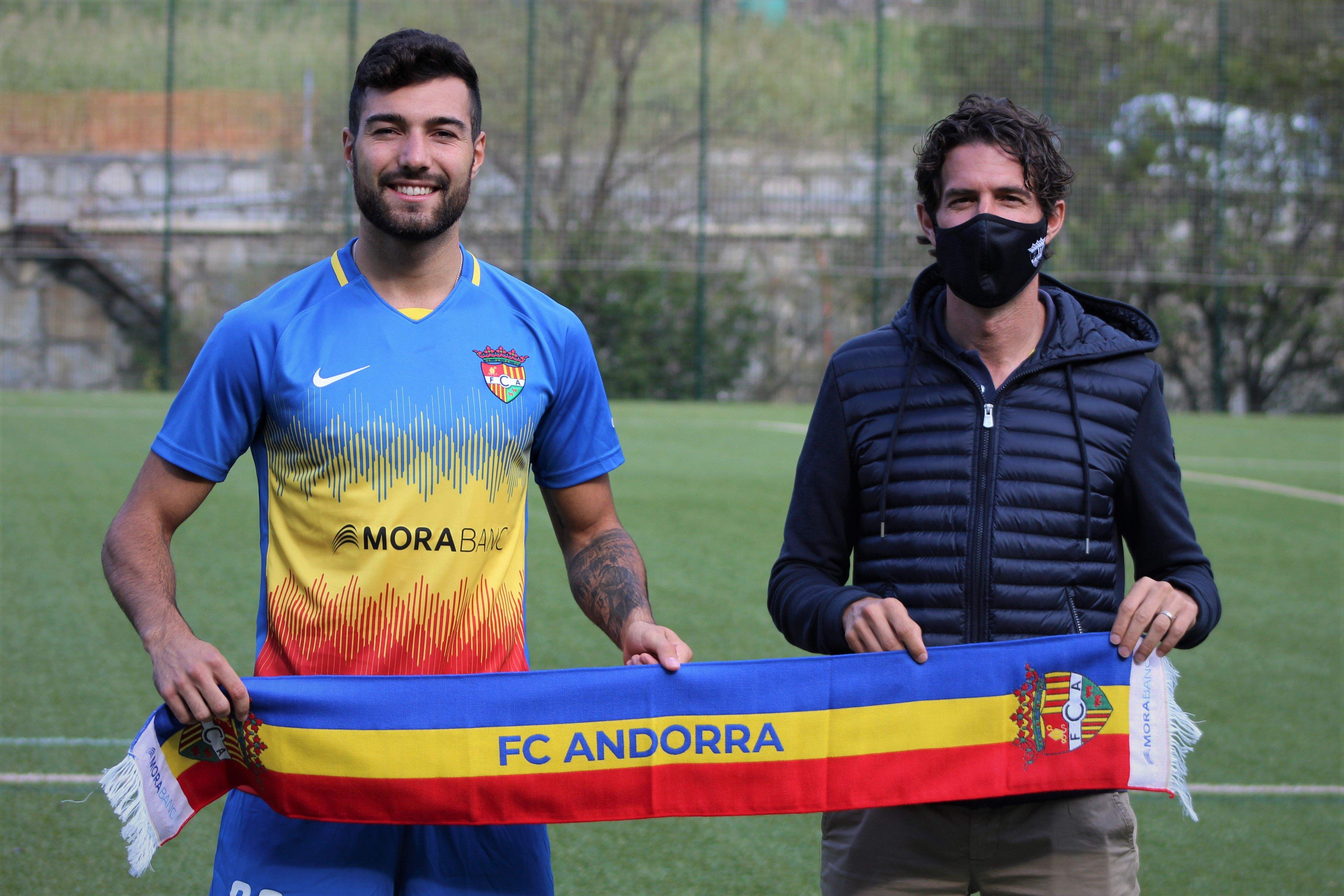 La nova incorporació de l'equip i el director tècnic de l'FC Andorra, Jaume Nogués