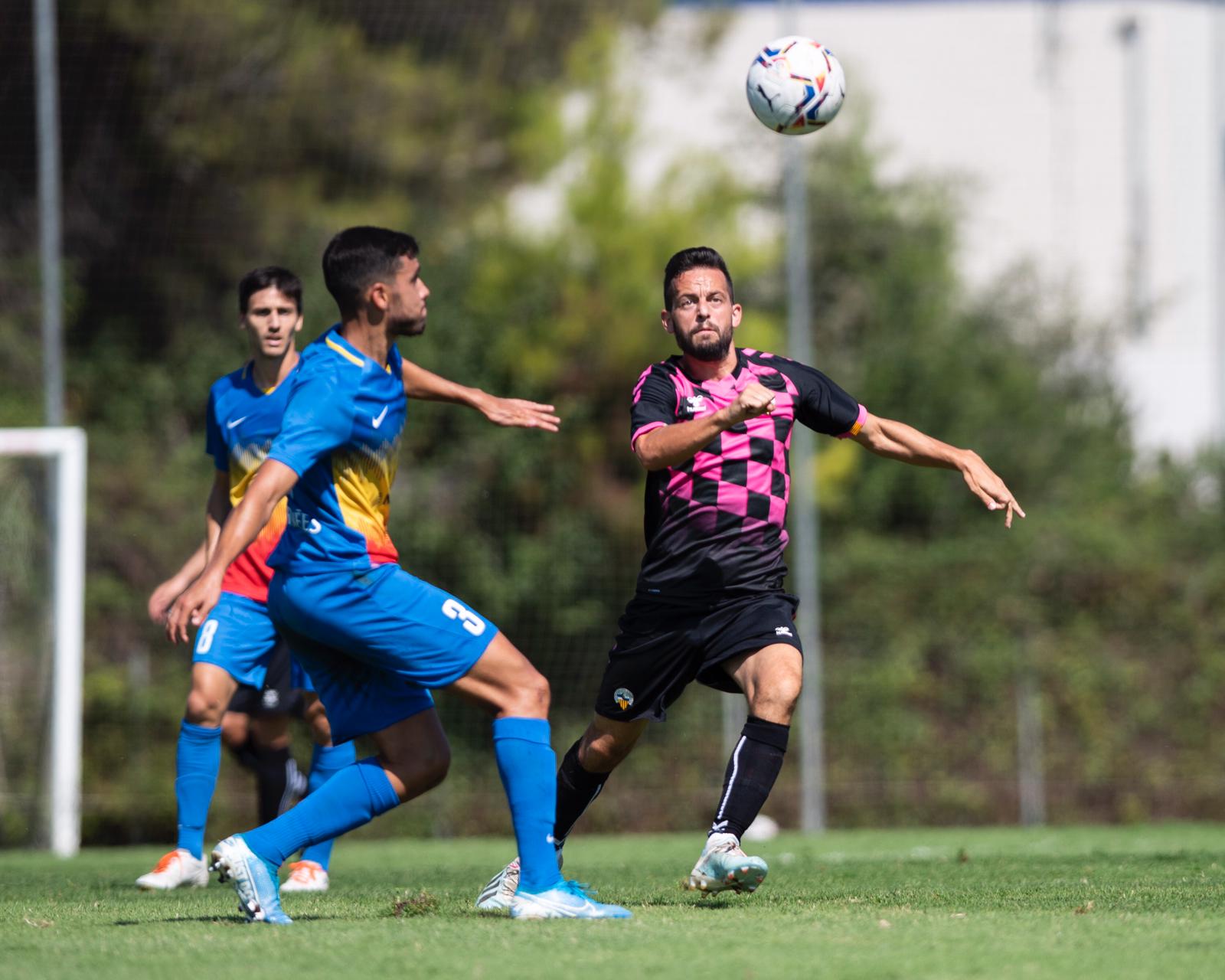 Un instant del partit entre Sabadell i Andorra.