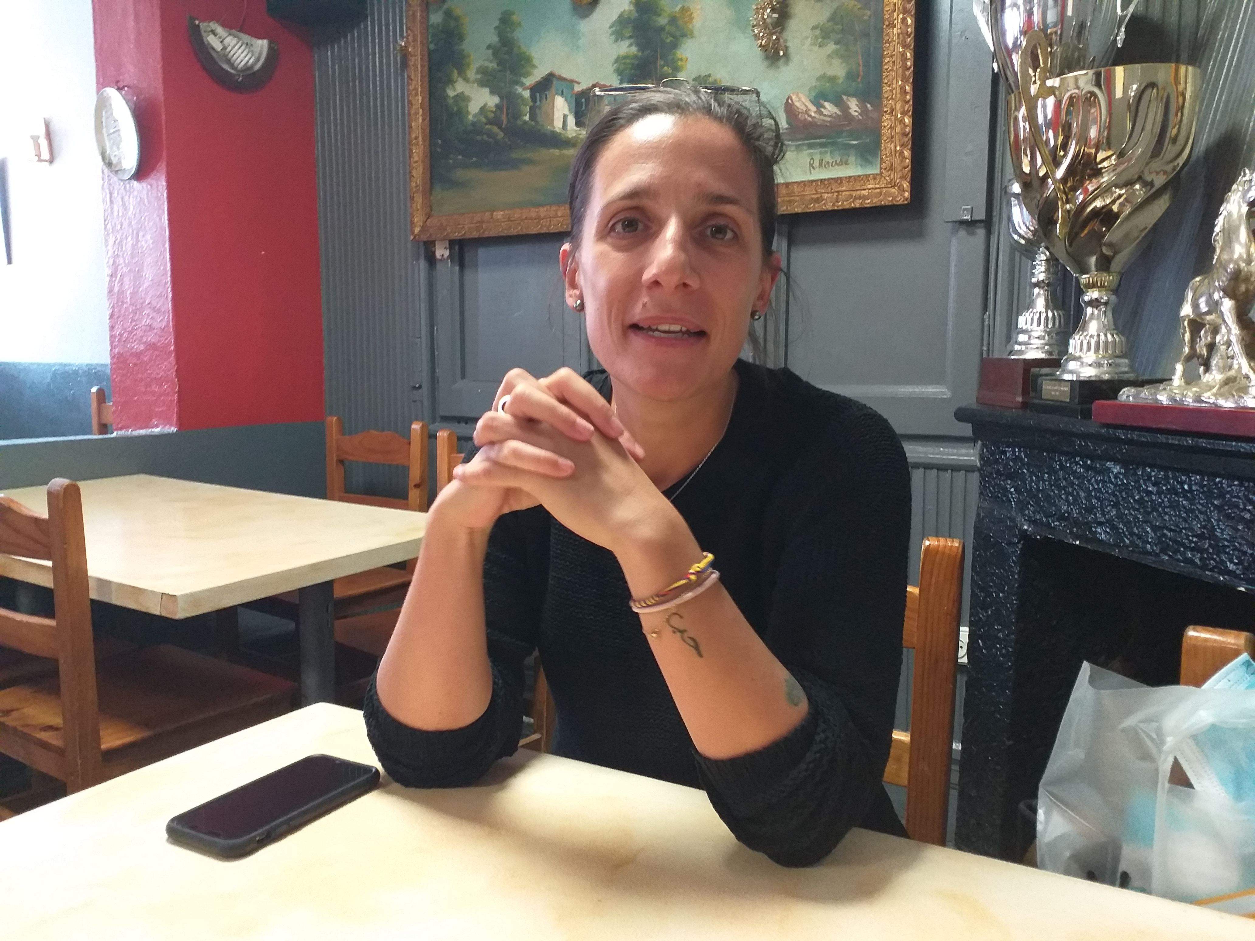 La portaveu del Sindicat, Rebeca Bonache.