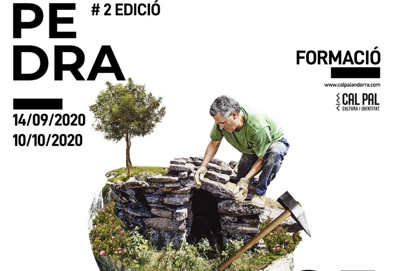 Cartell del Curs per artesants de la pedra seca