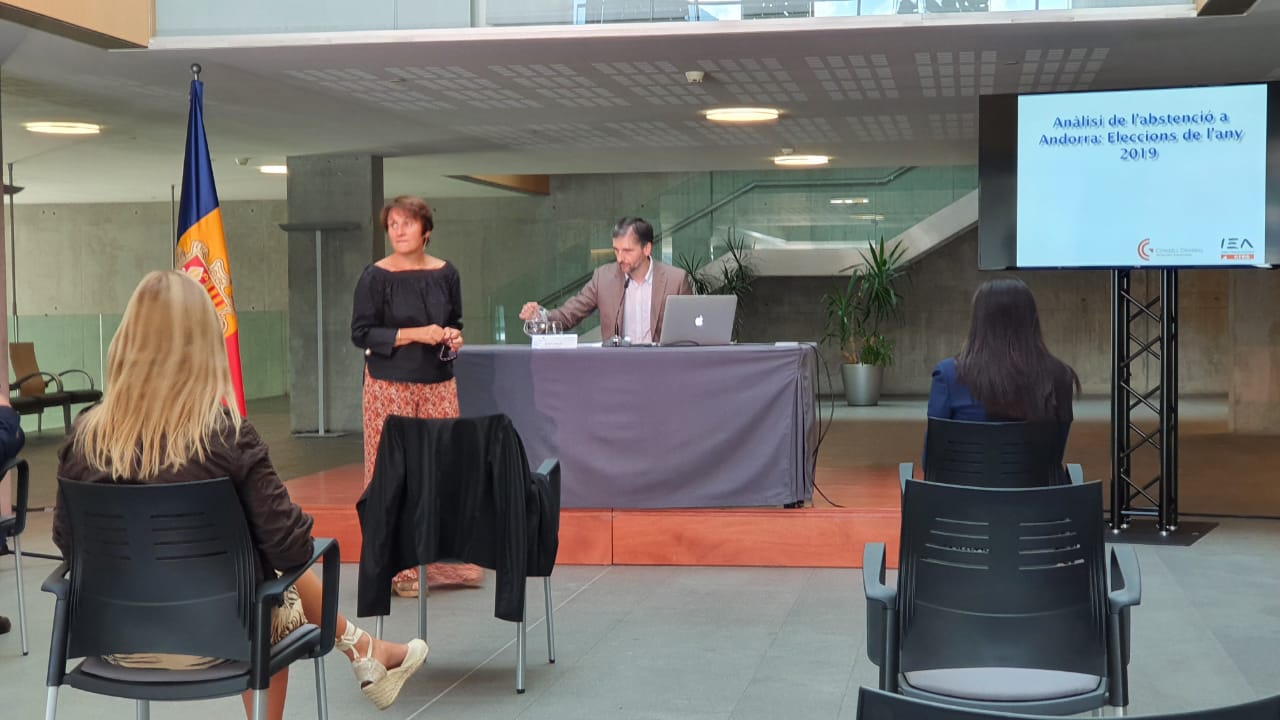 La presentació de l'estudi, aquesta tarda al Consell General