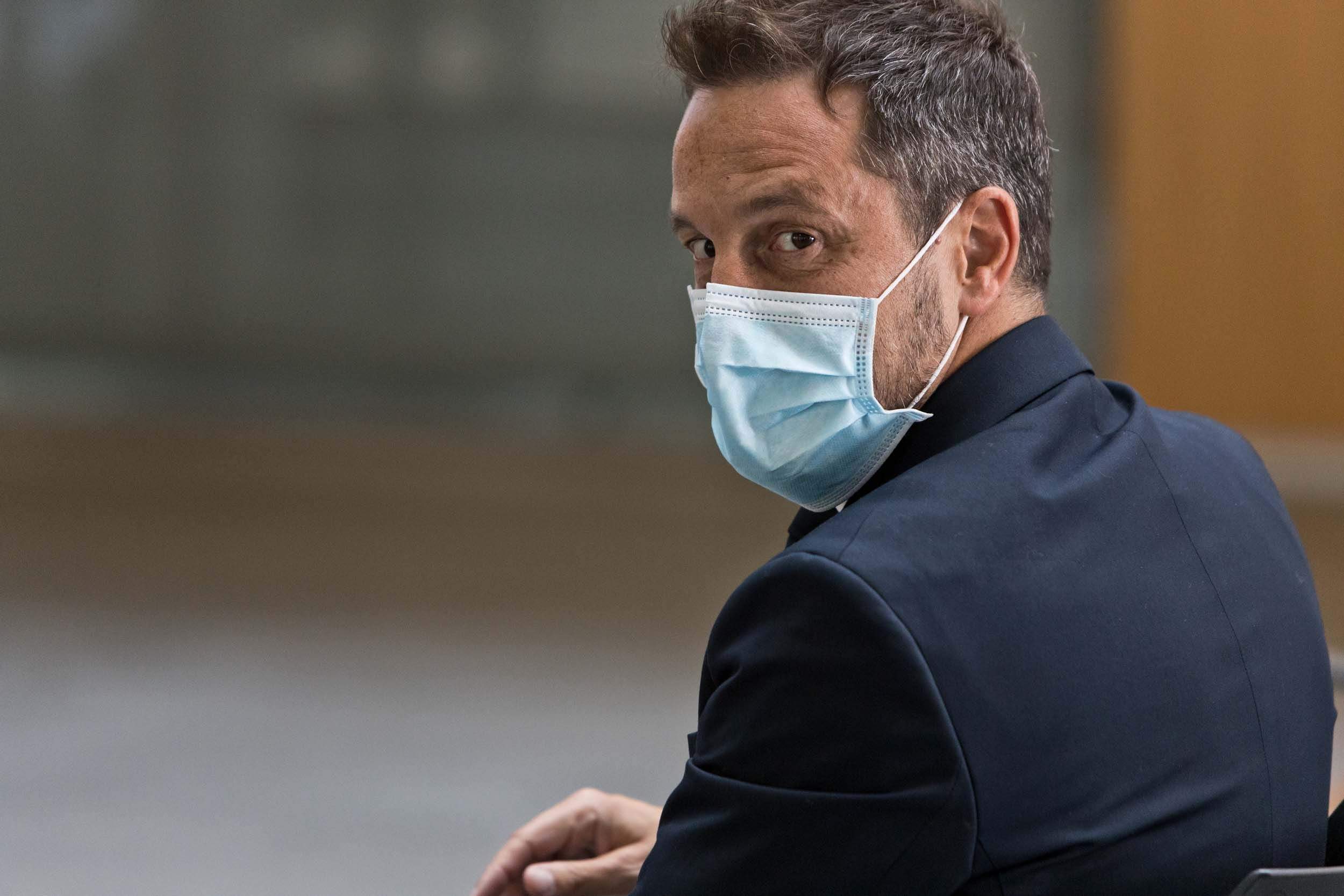 El president del grup parlamentari socialdemòcrata, Pere López.