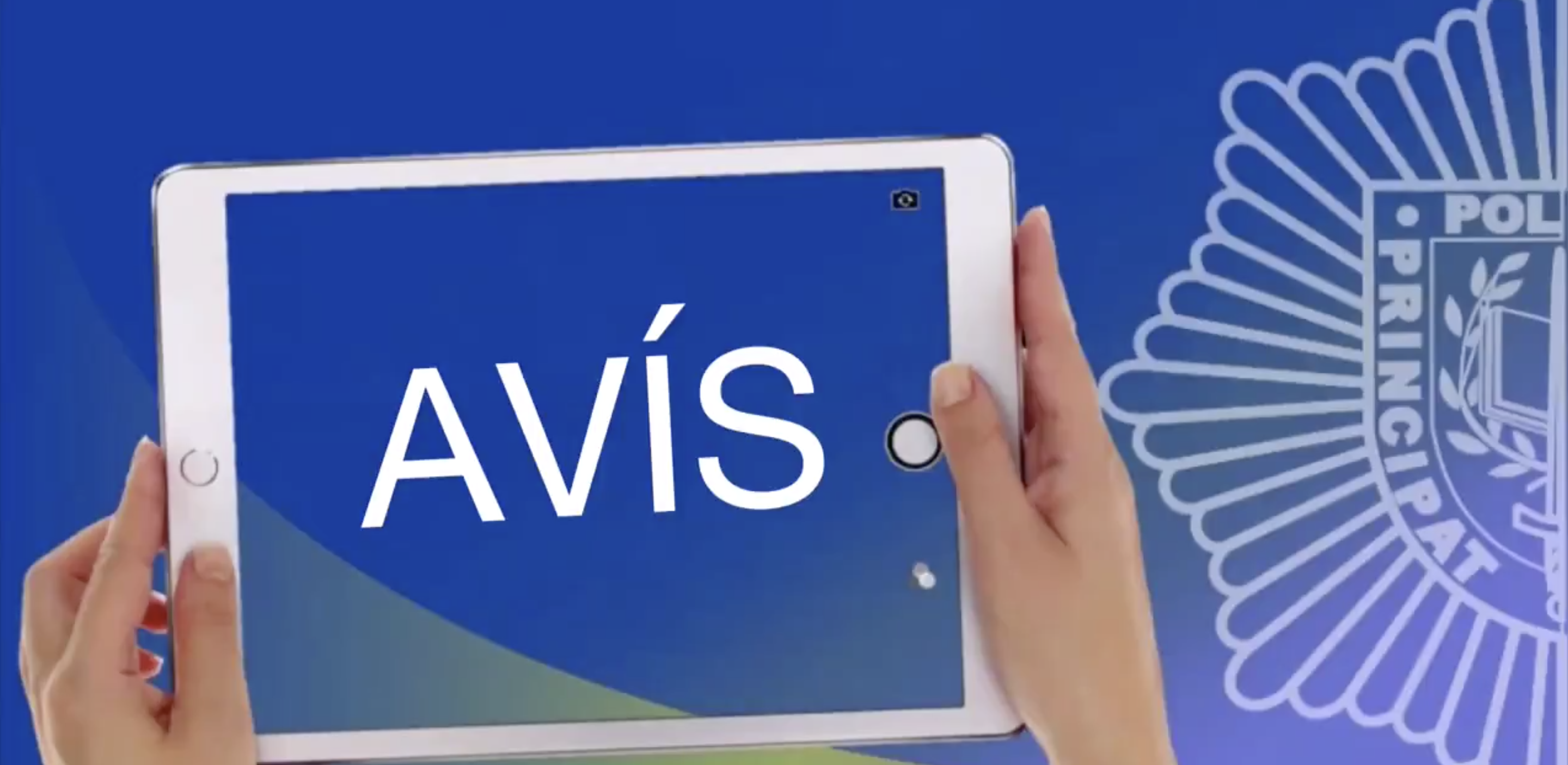 Imatge publicada per part del cos de policia al seu Twitter oficial