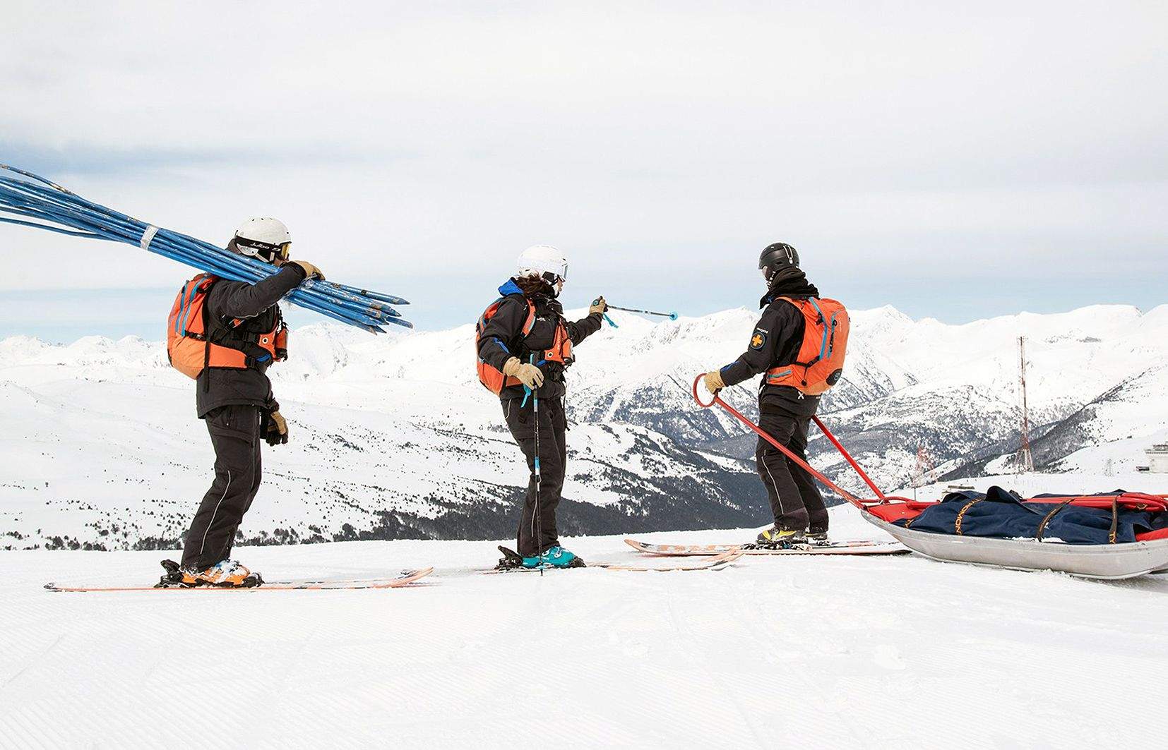 Pisters en plena activitat.