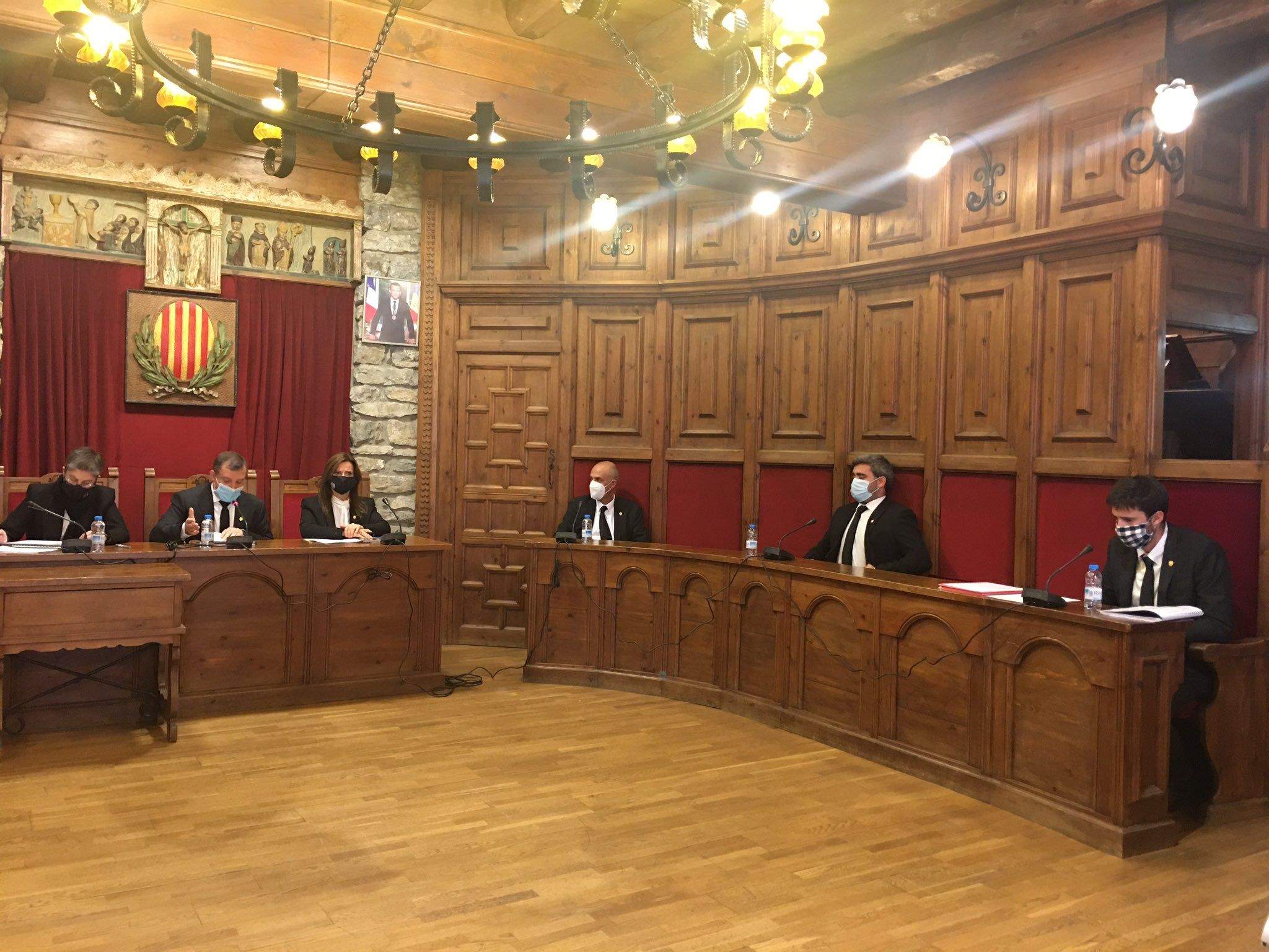 Una sessió de comú a Sant Julià de Lòria.