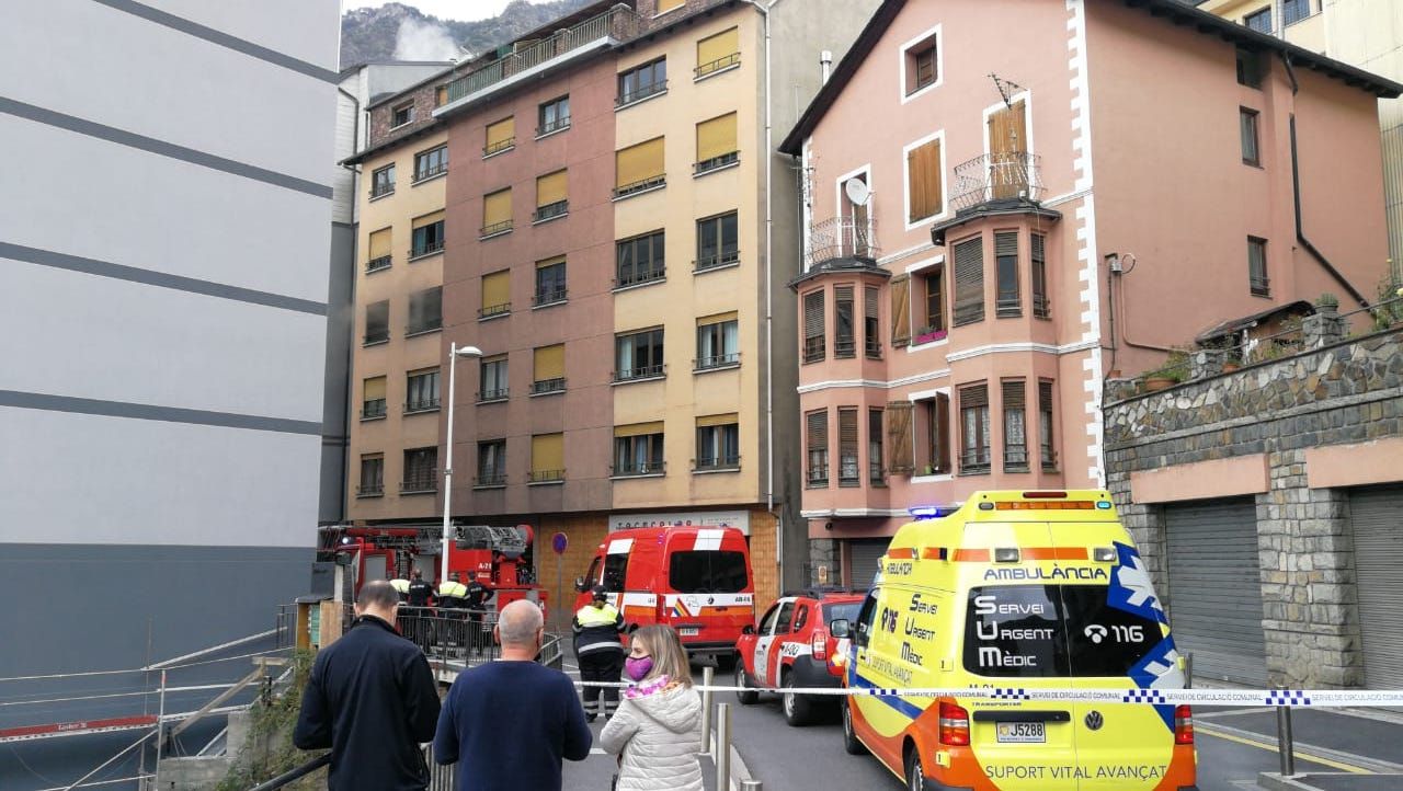 La zona on s'ha produït l'incendi