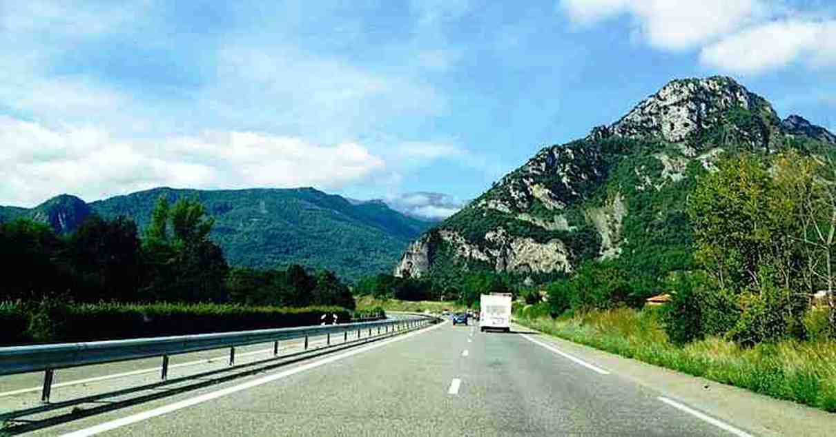 La RN 20 a la zona de Tarascon.