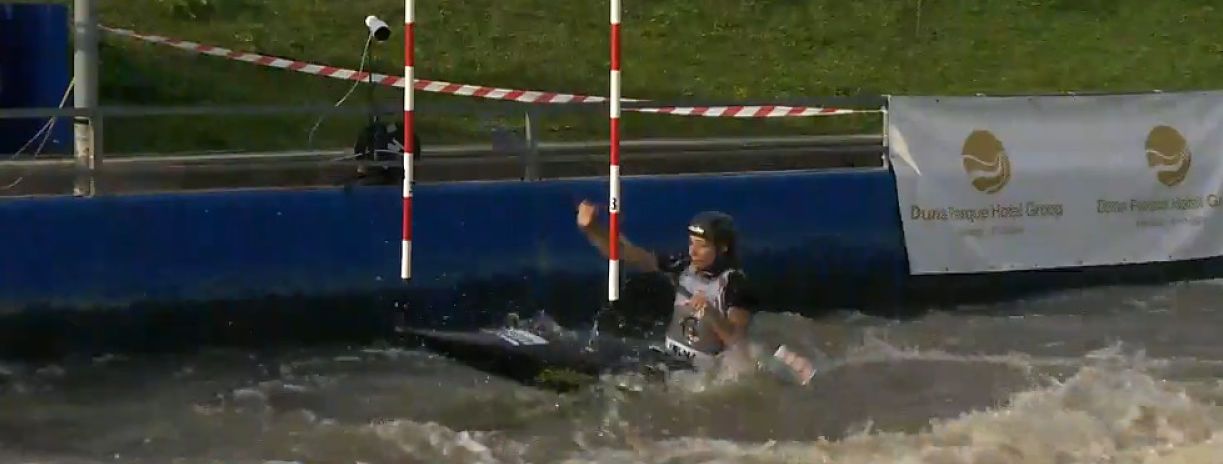 Mònica Doria, durant una de les curses.