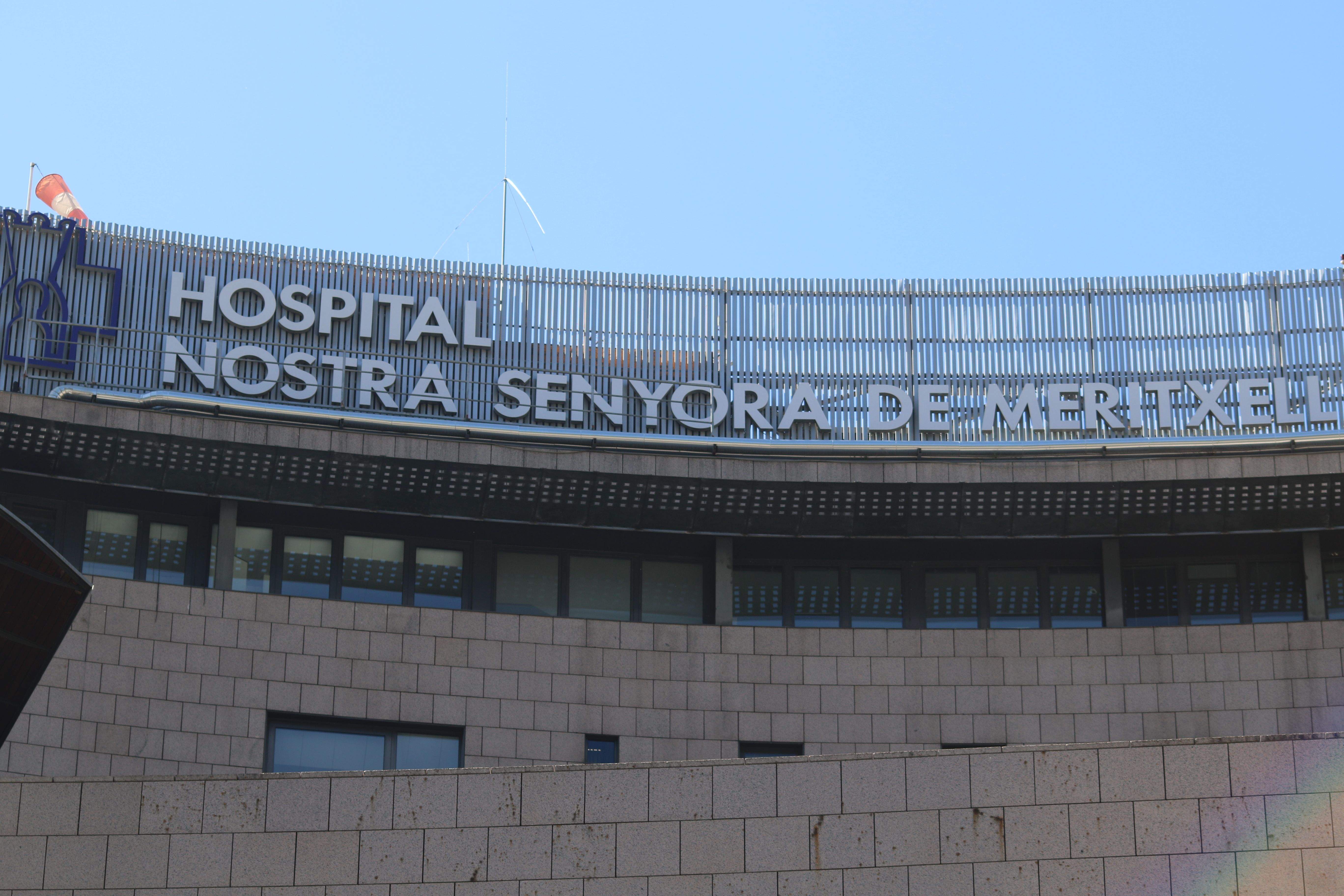 Imatge de l'exterior de l'hospital.