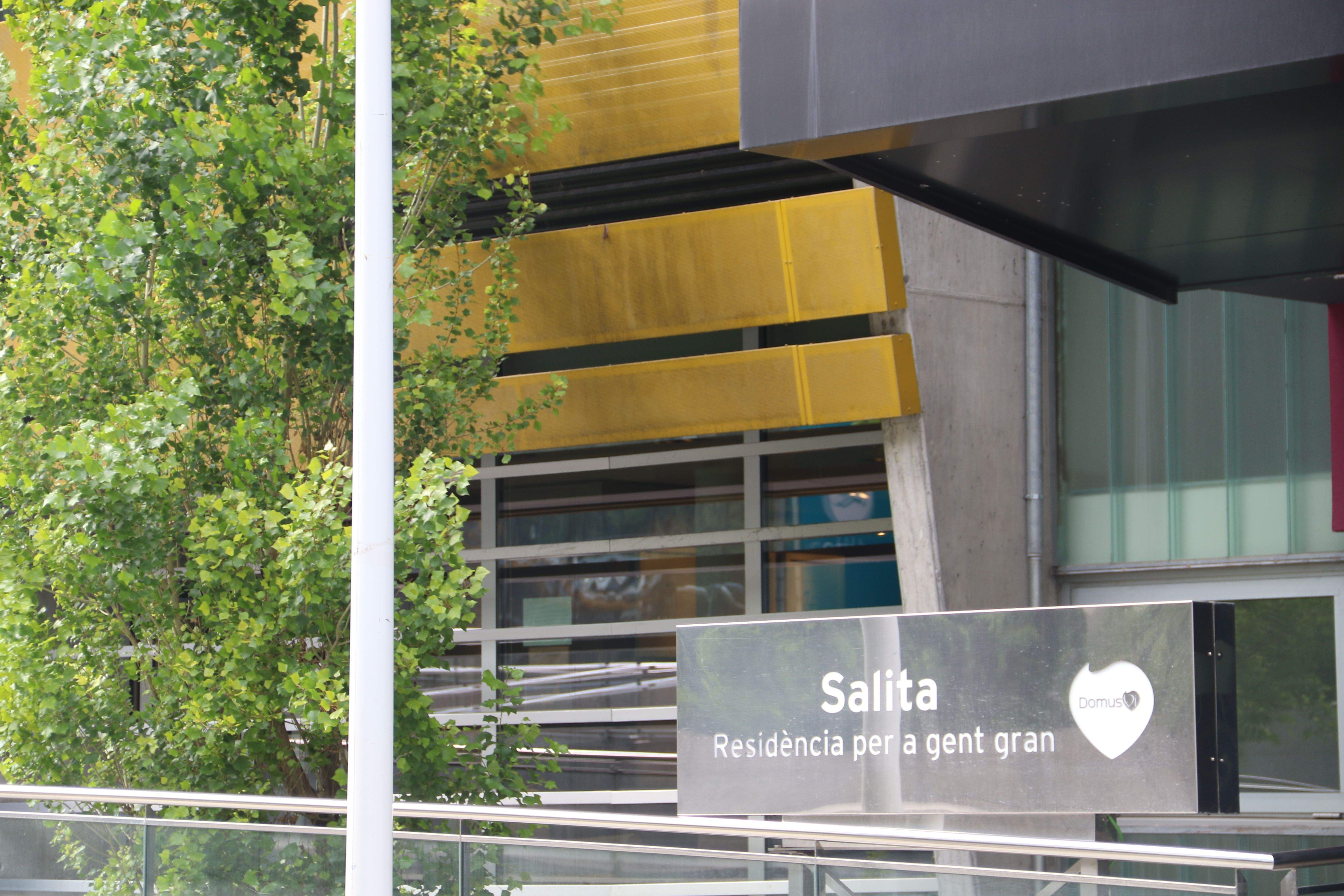 Una imatge del rètol de Salita a l'entrada al centre. Una imatge del rètol de Salita a l'entrada al centre.