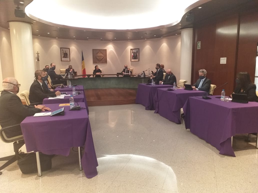 Un instant de la sessió de comú.