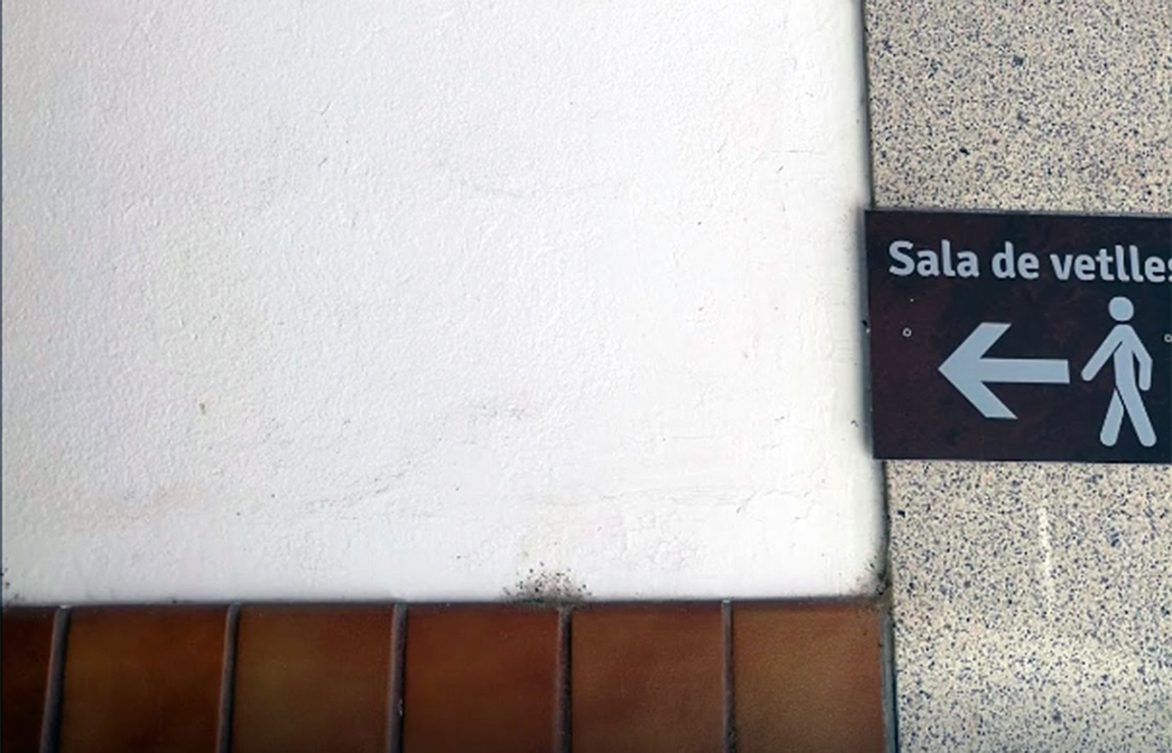 Un indicador de la sala de vetlles de Sant Julià.