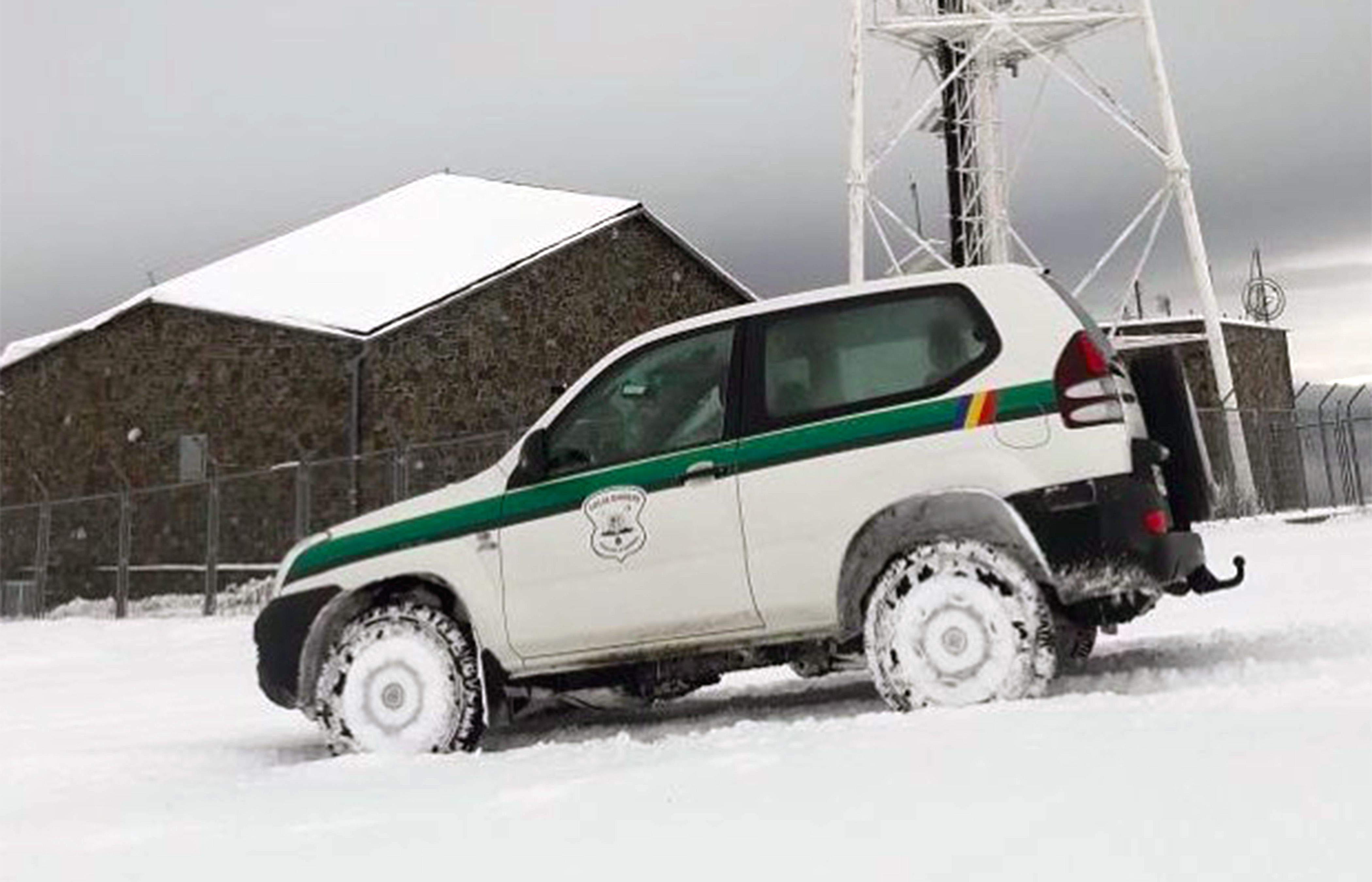 Un cotxe del cos de banders.