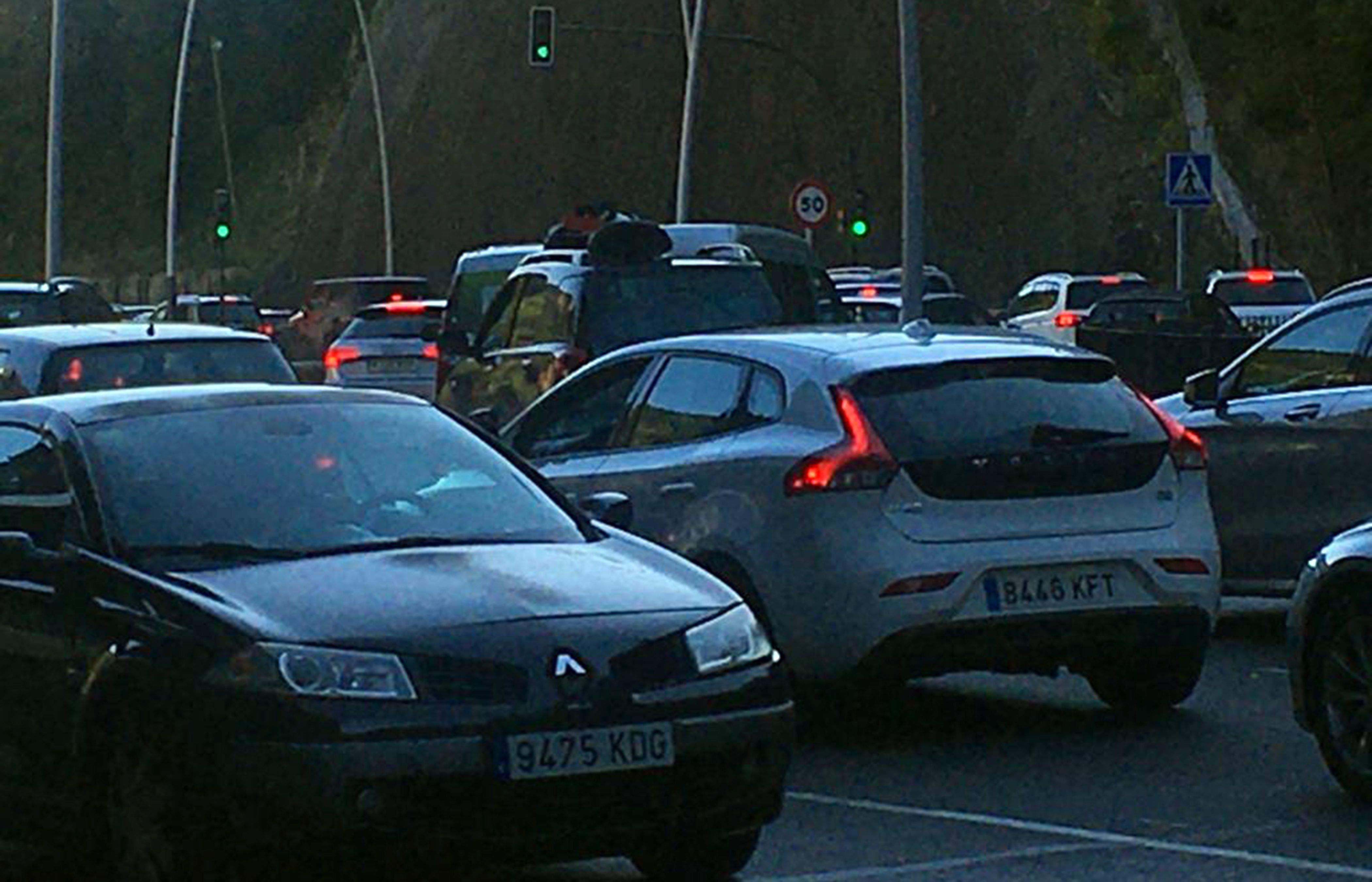 Col·lapse al vial de Sant Julià.