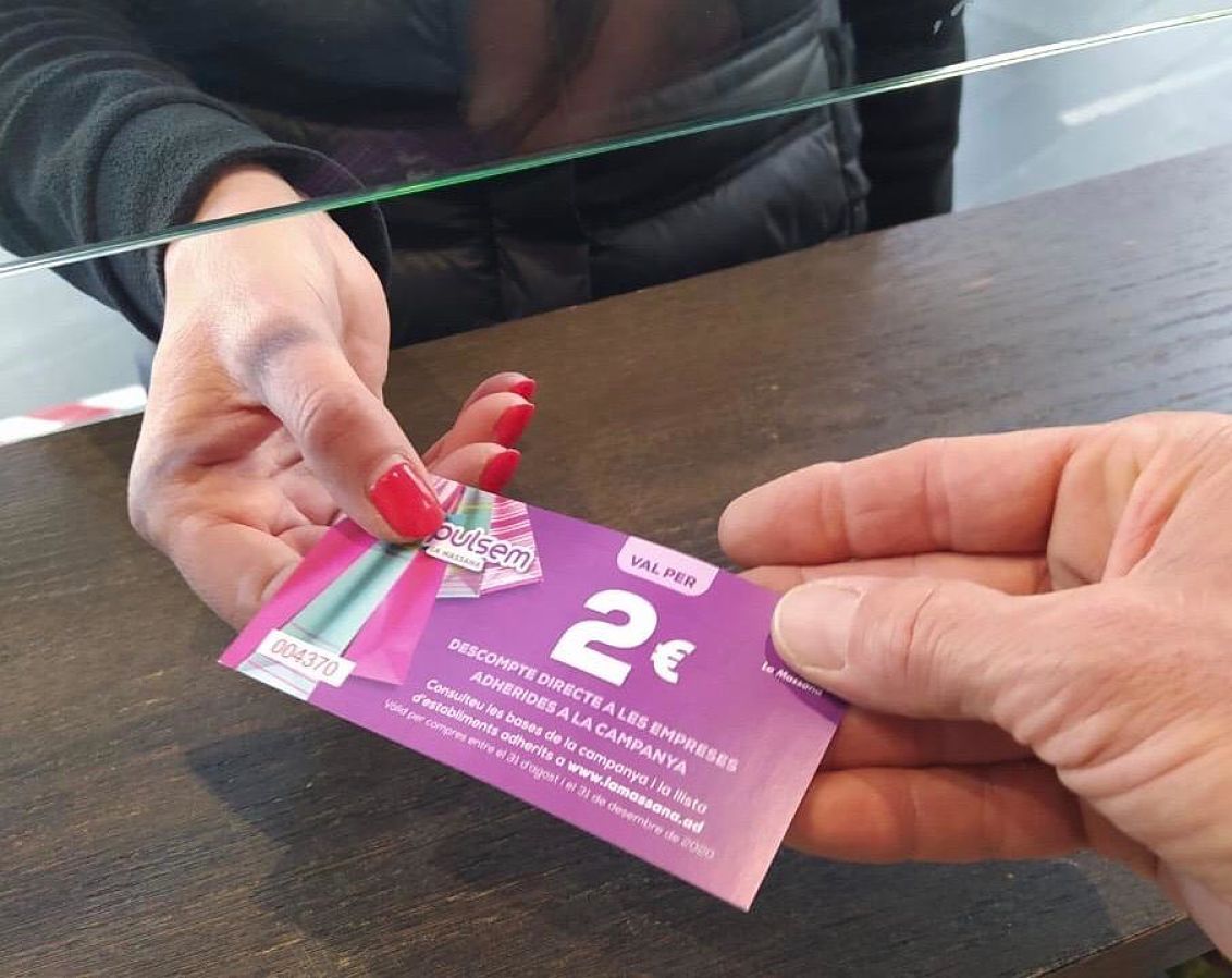 Un dels vals de descompte.