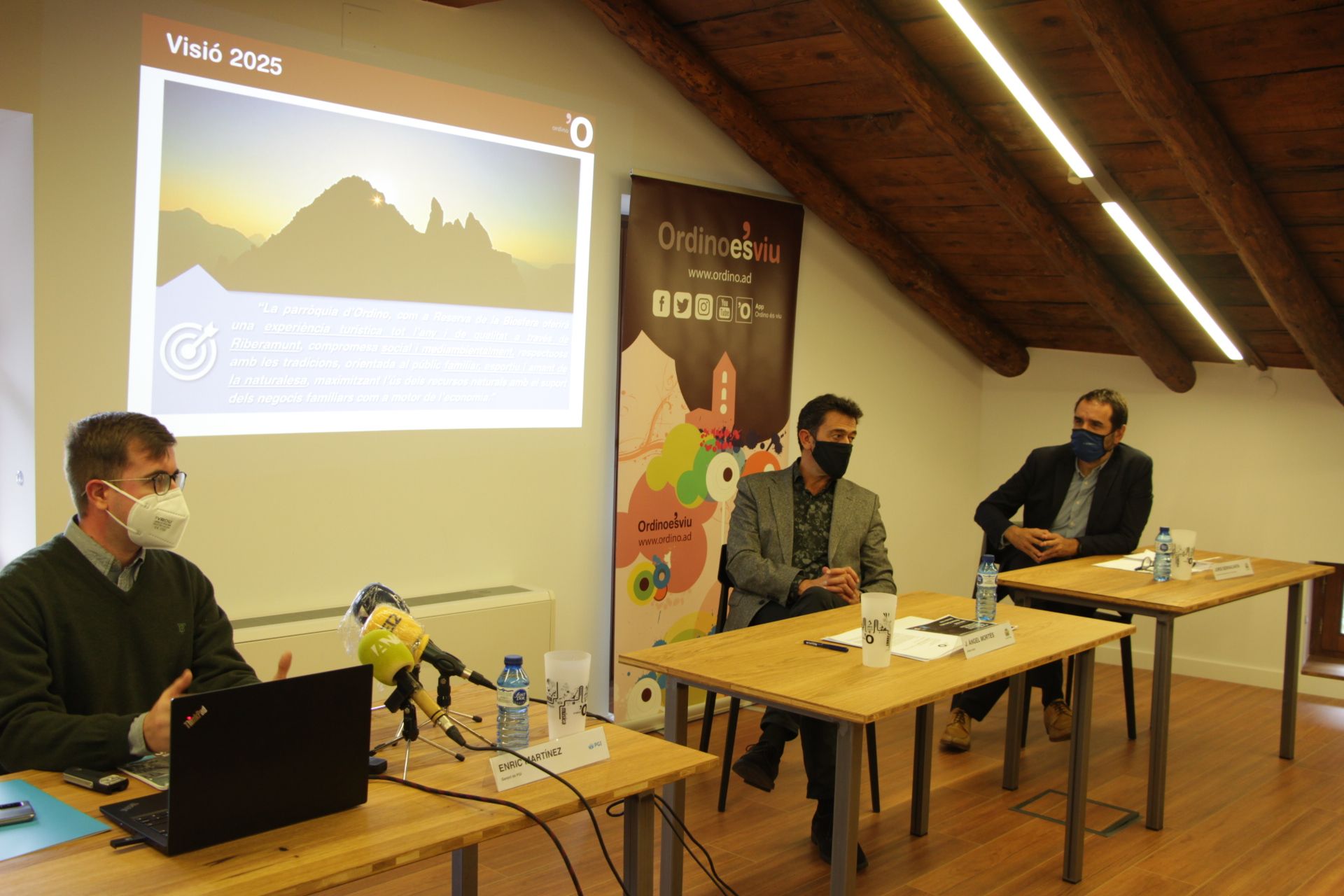 El pla s'ha presentat aquest dijous.  A la imatge, un moment de l'acte.