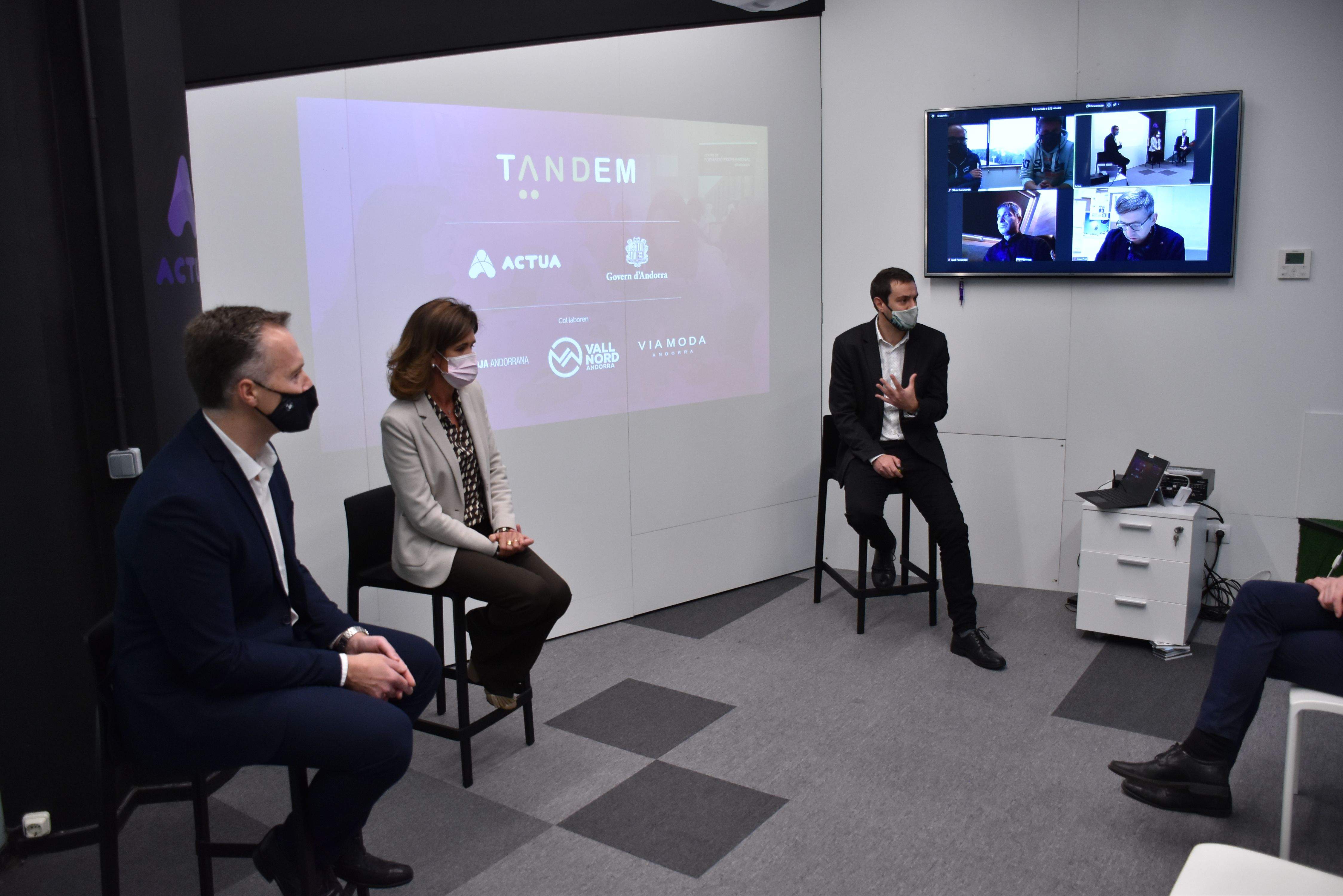 Presentació de la cinquena edició del projecte Tàndem d'Actua.