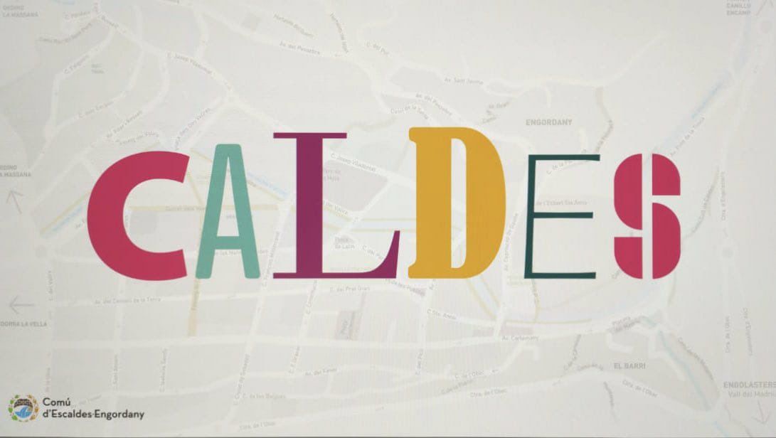El logotip del projecte Caldes.